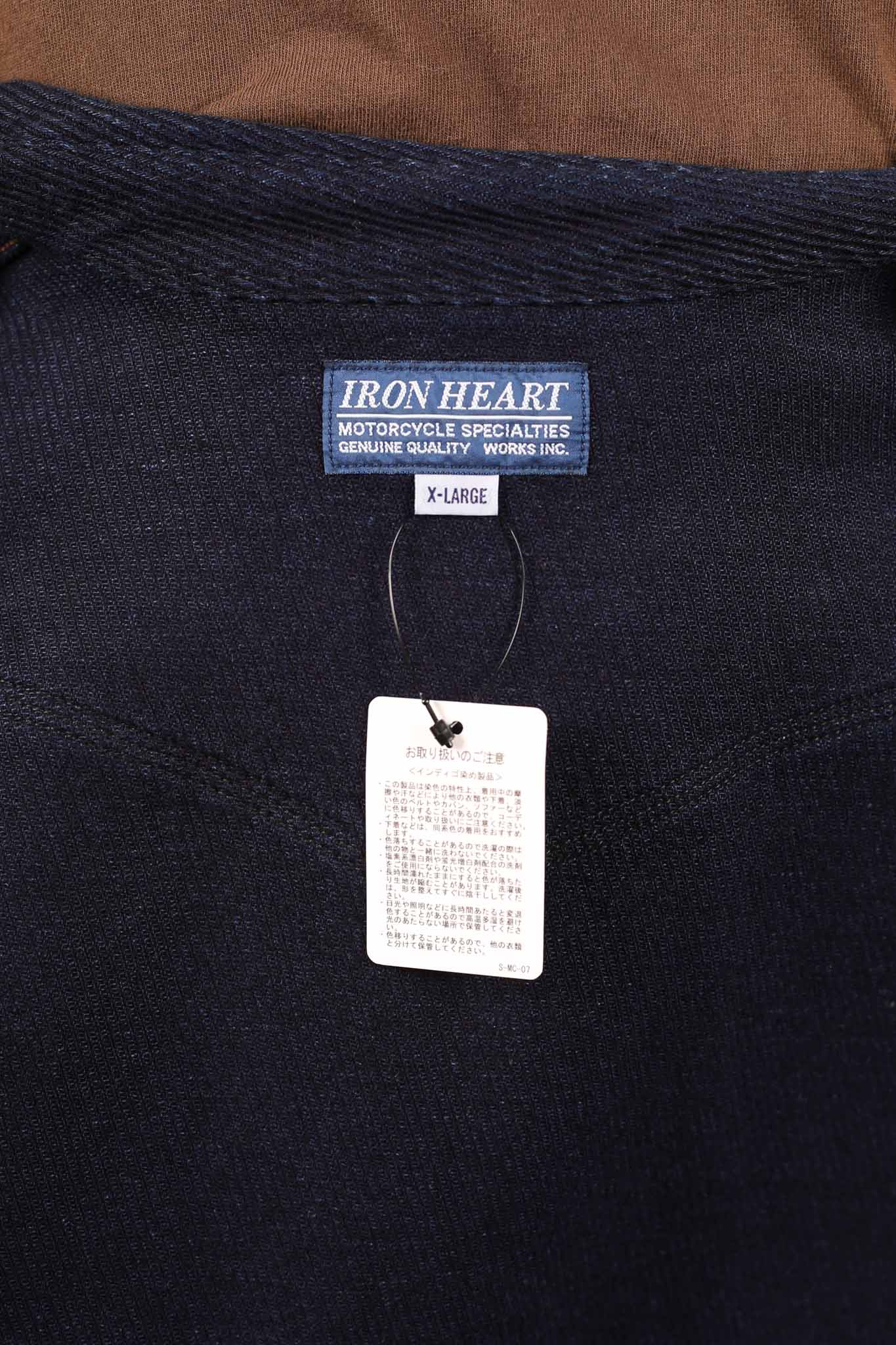 Iron Heart IHSH-208-IND -  Kersey Western Shirt - Indigo
