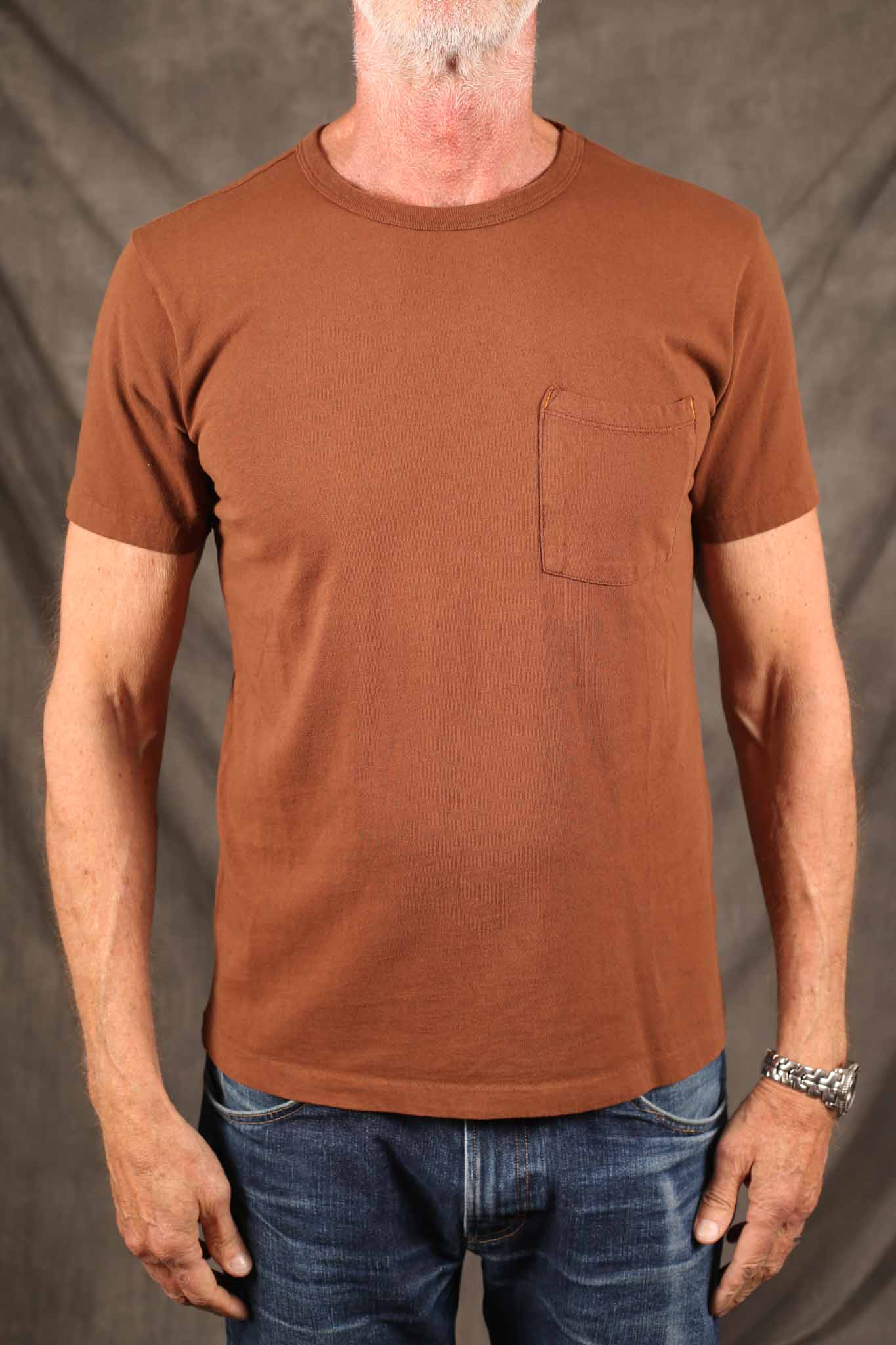 Freenote Cloth 9 Ounce Pocket T-Shirt Cedar