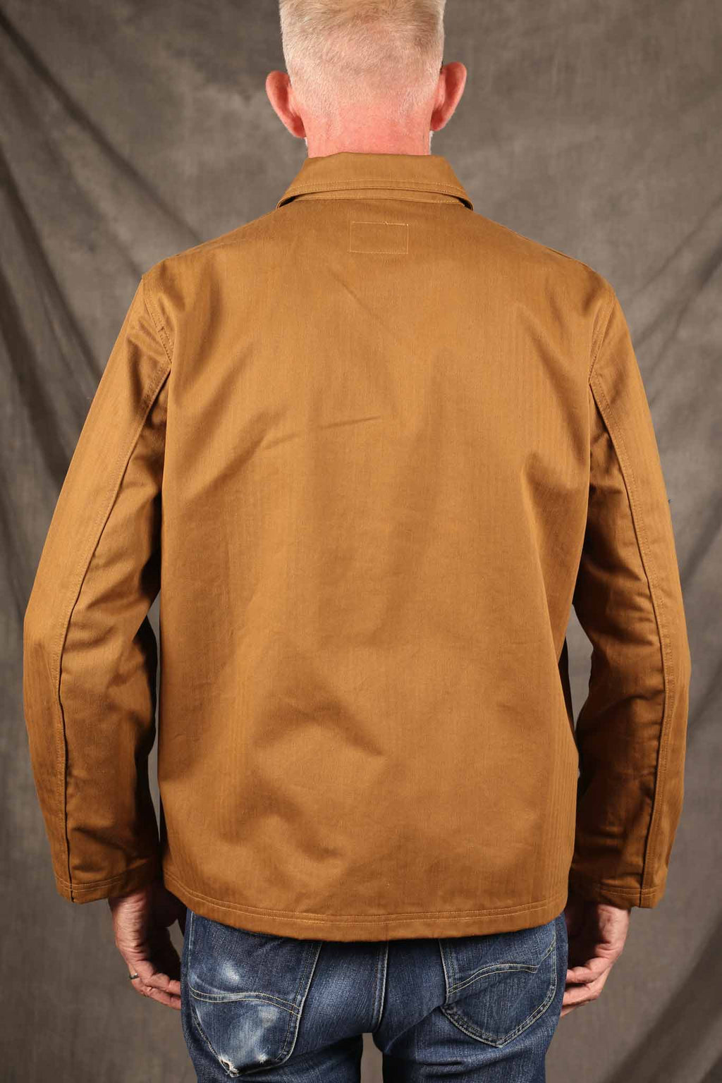 Dehen Woven Chore Coat - Nicotine