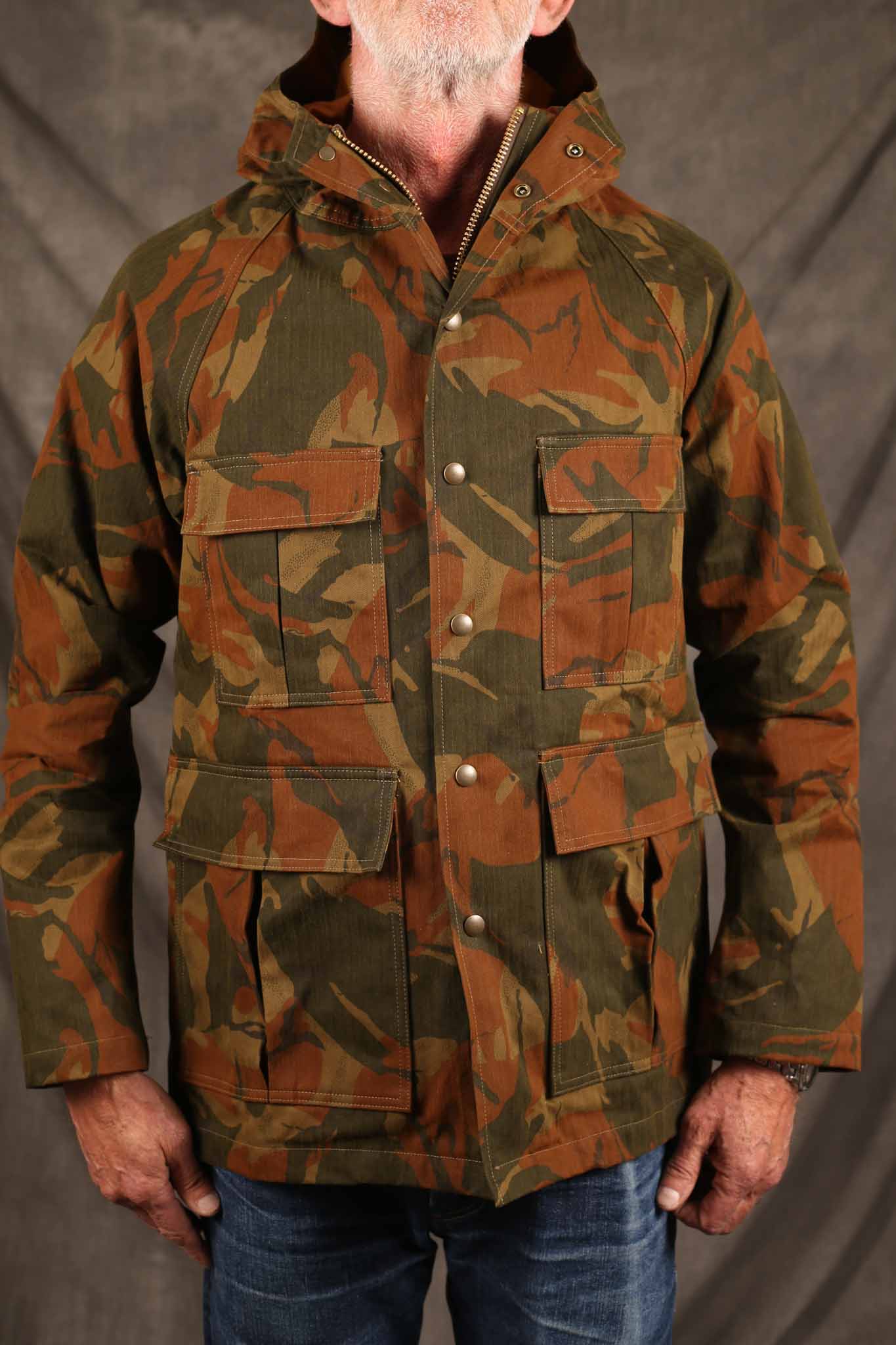 Dehen Heavy Duty Raincoat - Ginger Camo