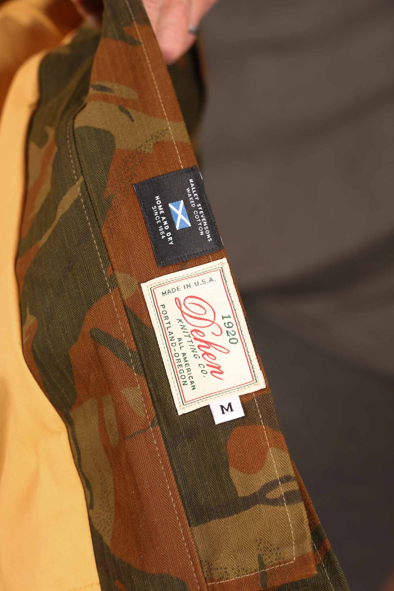 Dehen Heavy Duty Raincoat - Ginger Camo