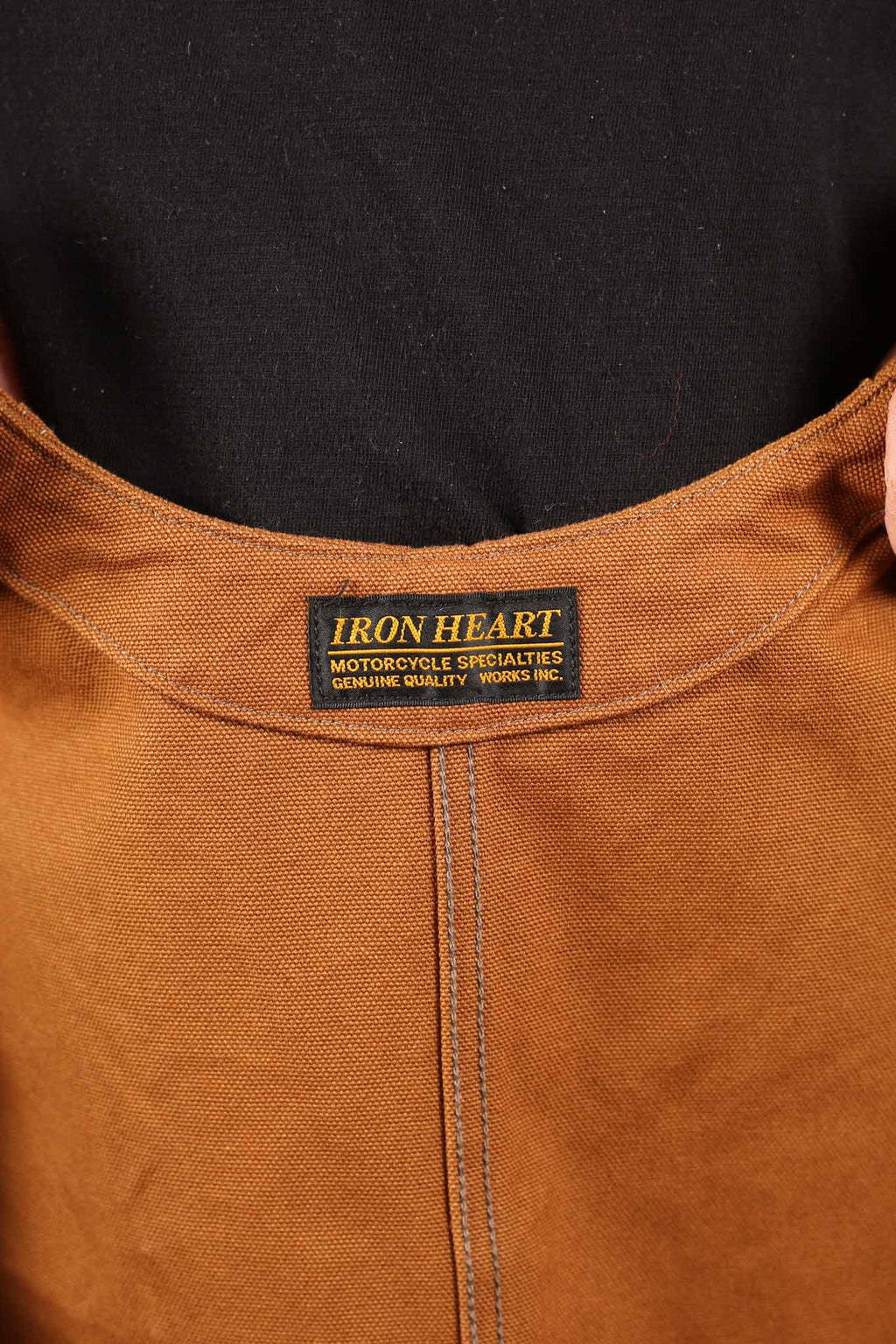 Iron Heart IHV-03-BRN 14oz 17oz Cotton Duck Work Vest - Brown