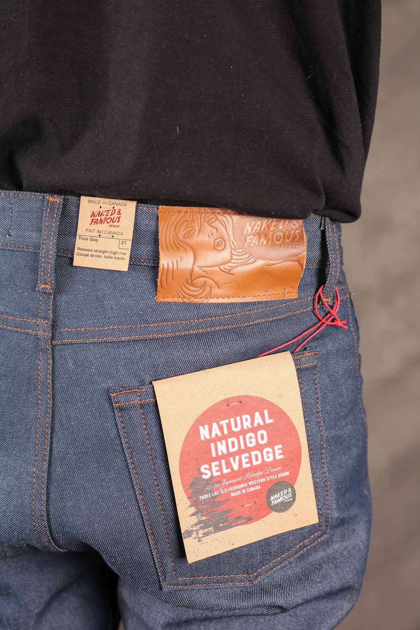 Naked and Famous TRUE GUY - 12,5 Natural Indigo Selvedge