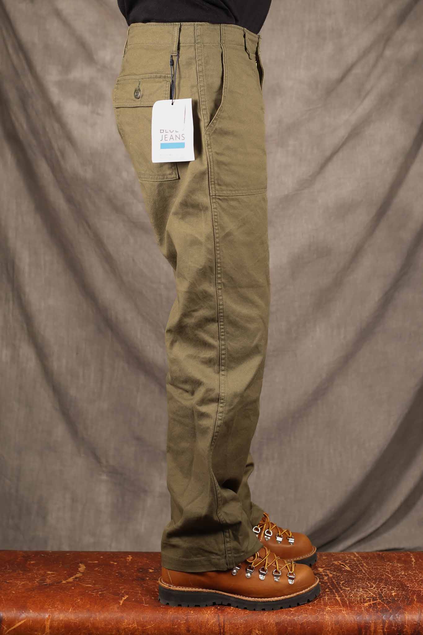 Japan Blue Jeans - Baker Pant - French Work Serge Olive