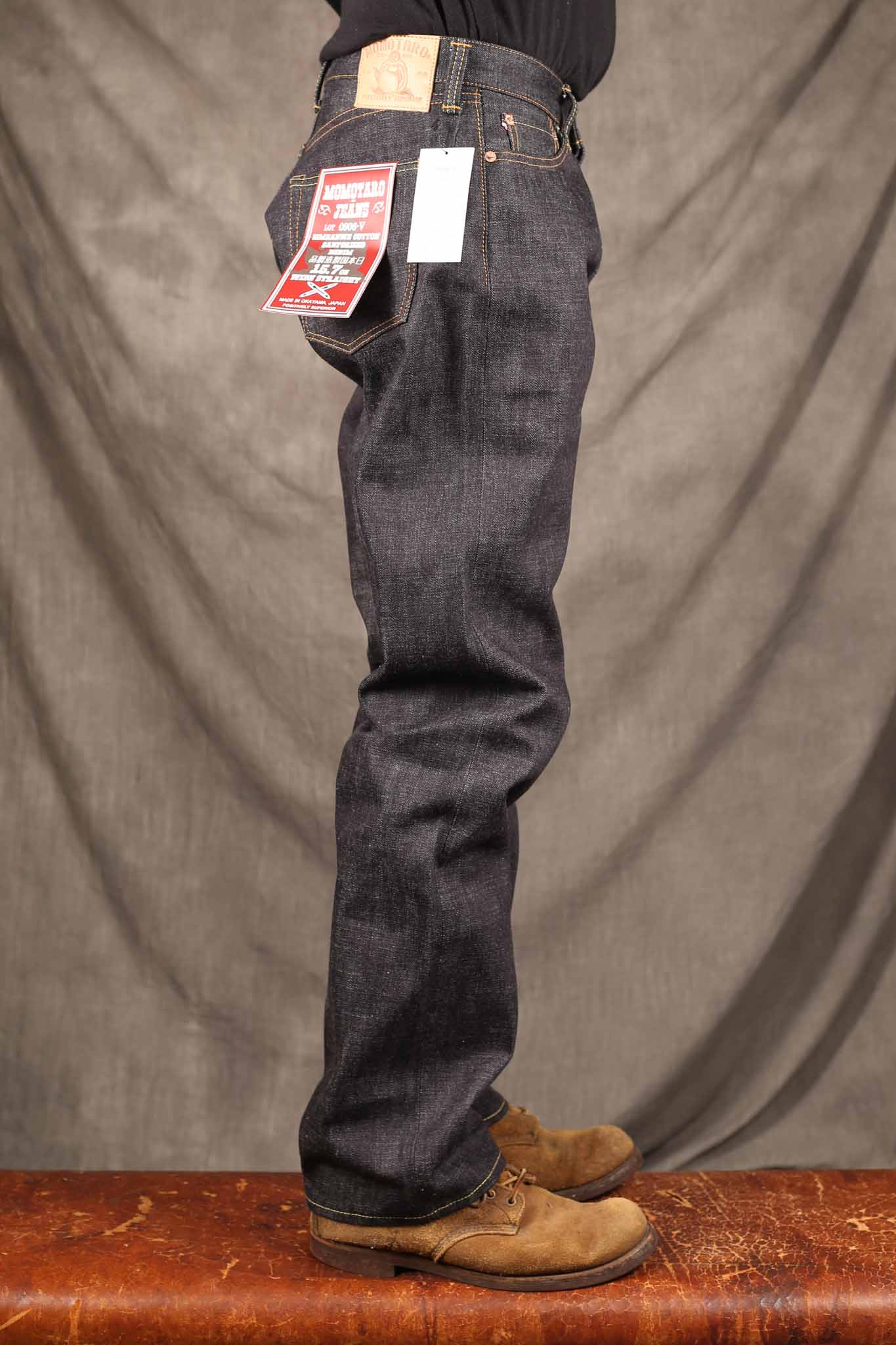 Momotaro 0906 15,7oz Zimbabwe Cotton Denim  Wide Straight