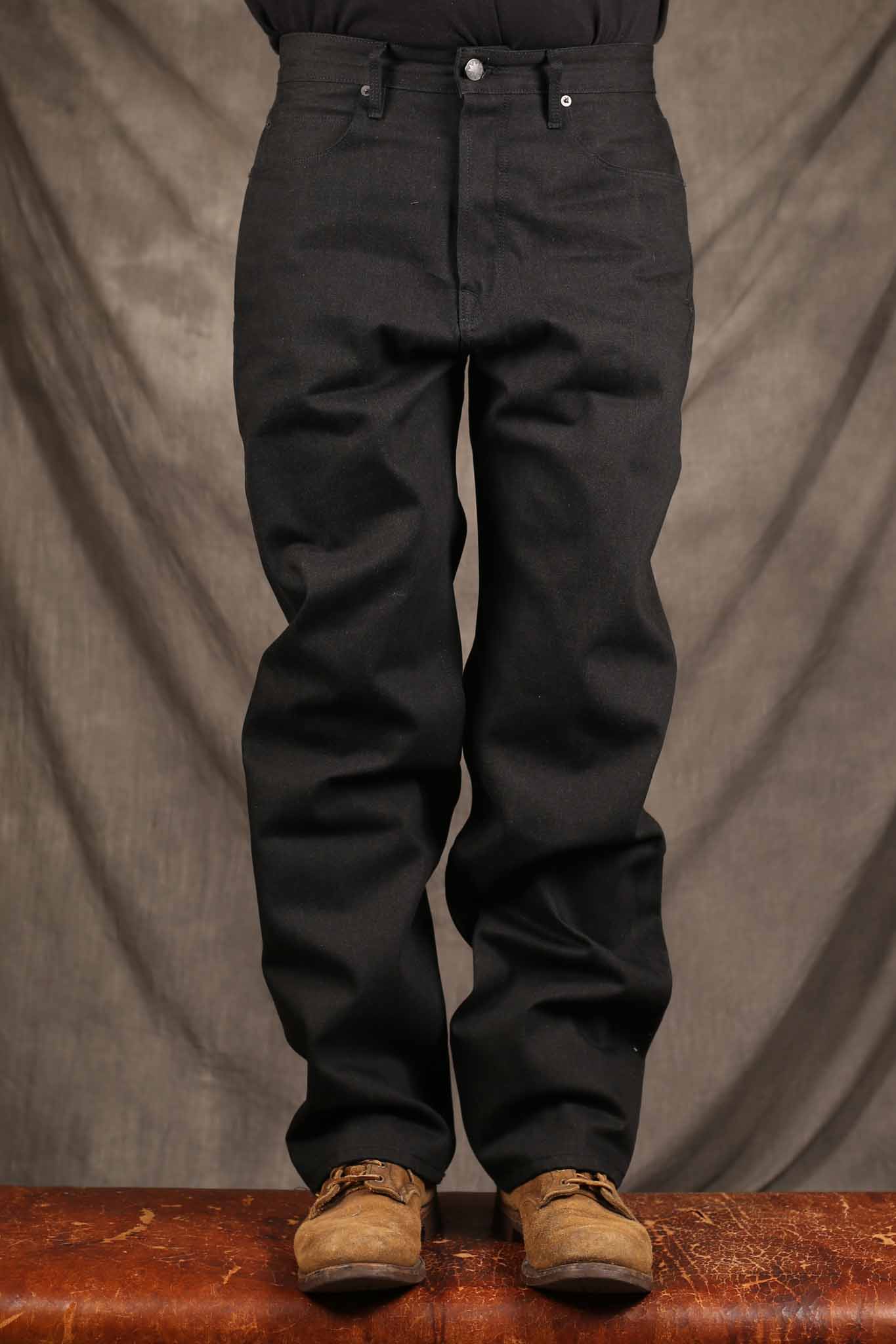 Freenote Cloth Modesto 14.25 Ounce Black Grey Denim