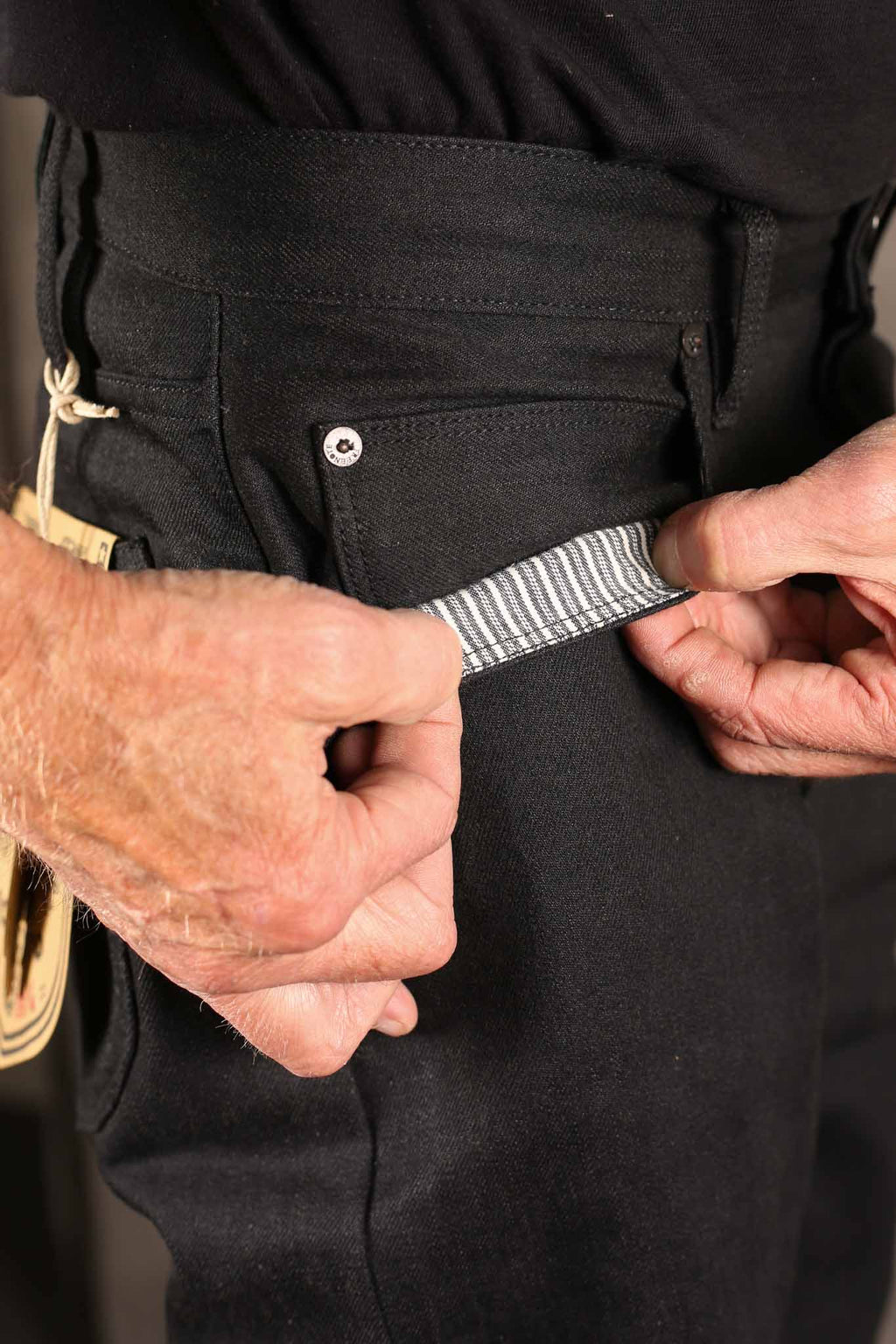 Freenote Cloth Modesto 14.25 Ounce Black Grey Denim