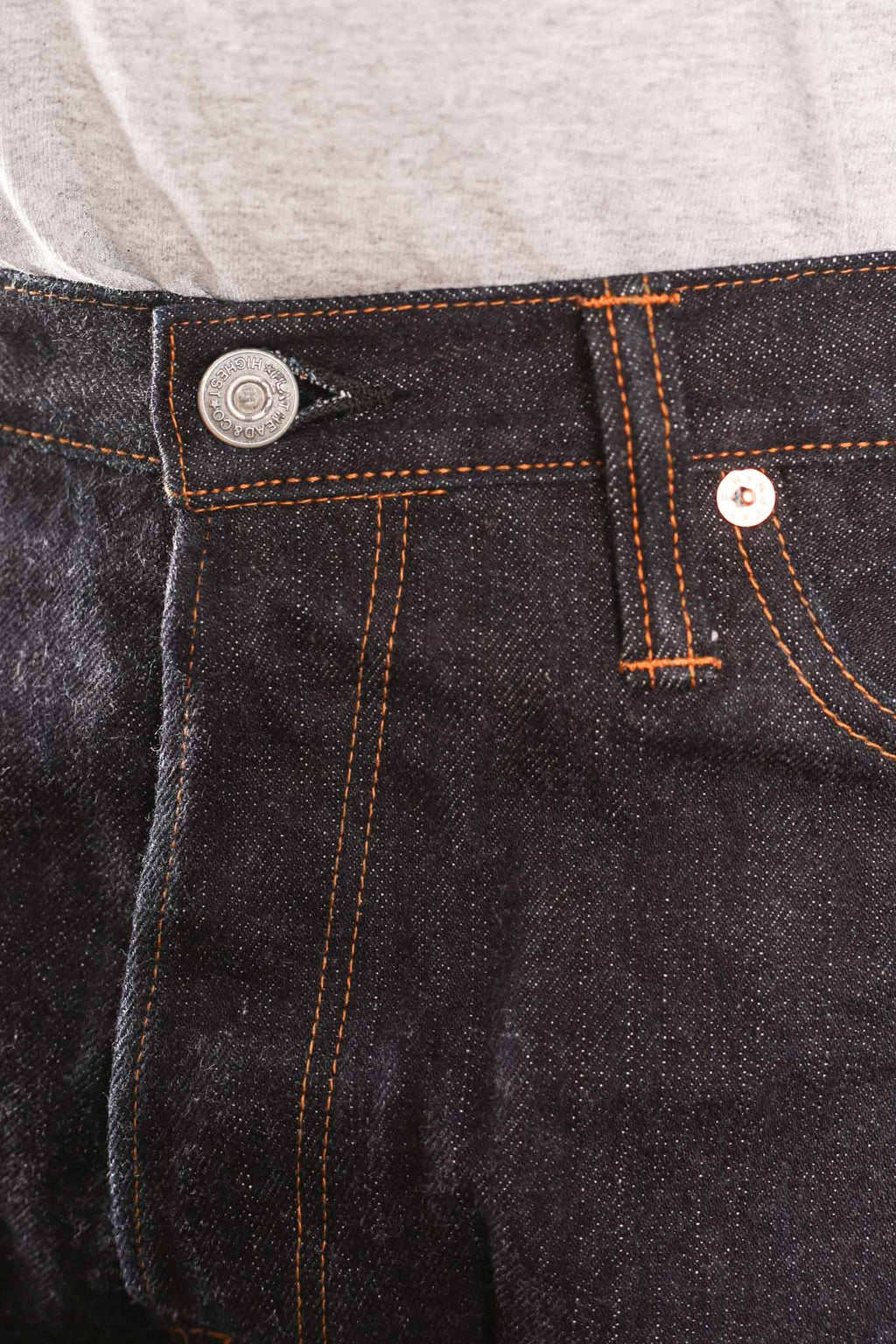 THE FLAT HEAD - FN-3009 Tapered Rinsed Jeans LT Zimbabwe Cotton - 14,5oz