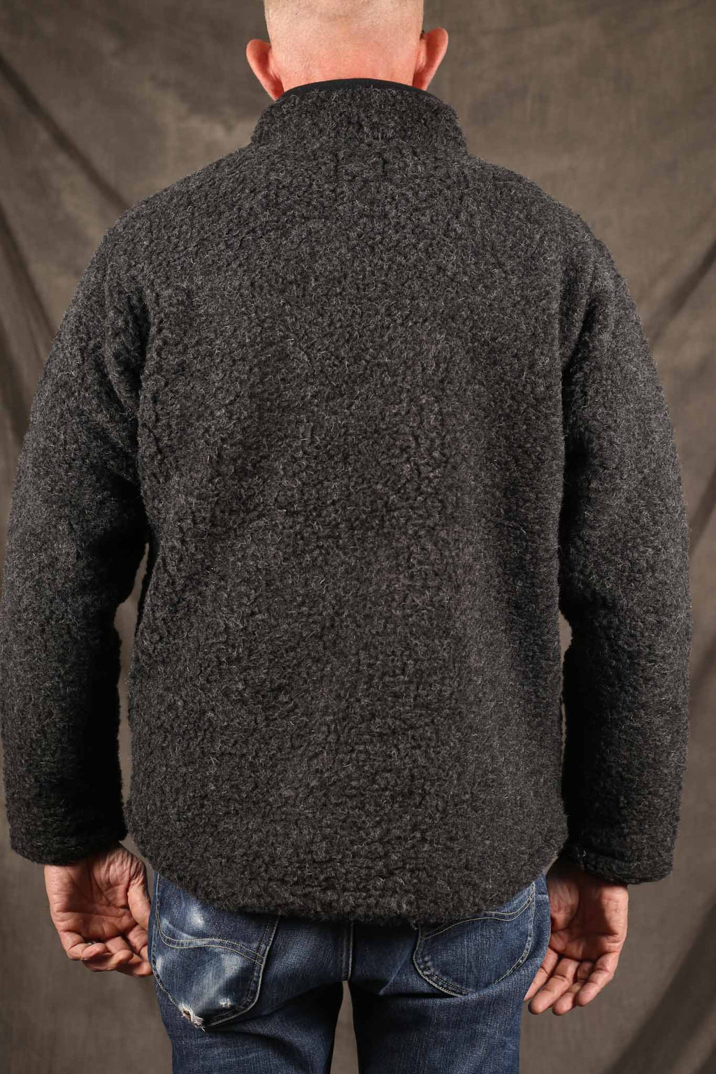 COLDBREAKER - WALKER WOOLEN JACKET - BLACK