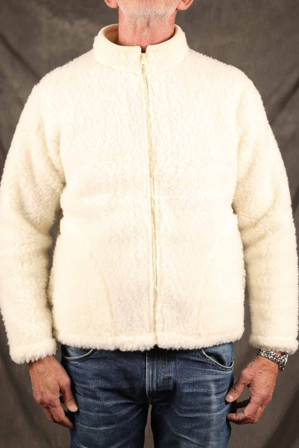 COLDBREAKER - WALKER WOOLEN JACKET - BLACK