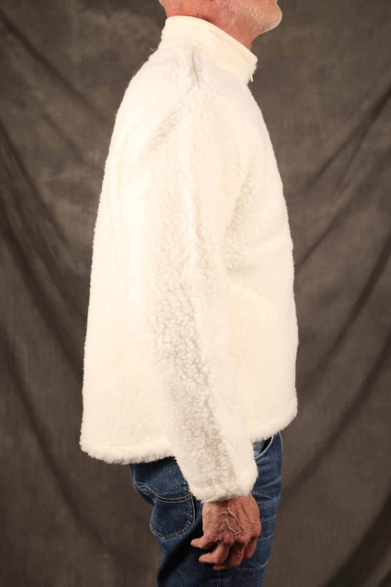 COLDBREAKER - WALKER WOOLEN  JACKET - WHITE