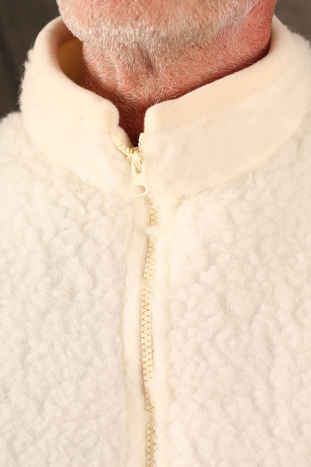 COLDBREAKER - NORDIC WOOLEN VEST - WHITE