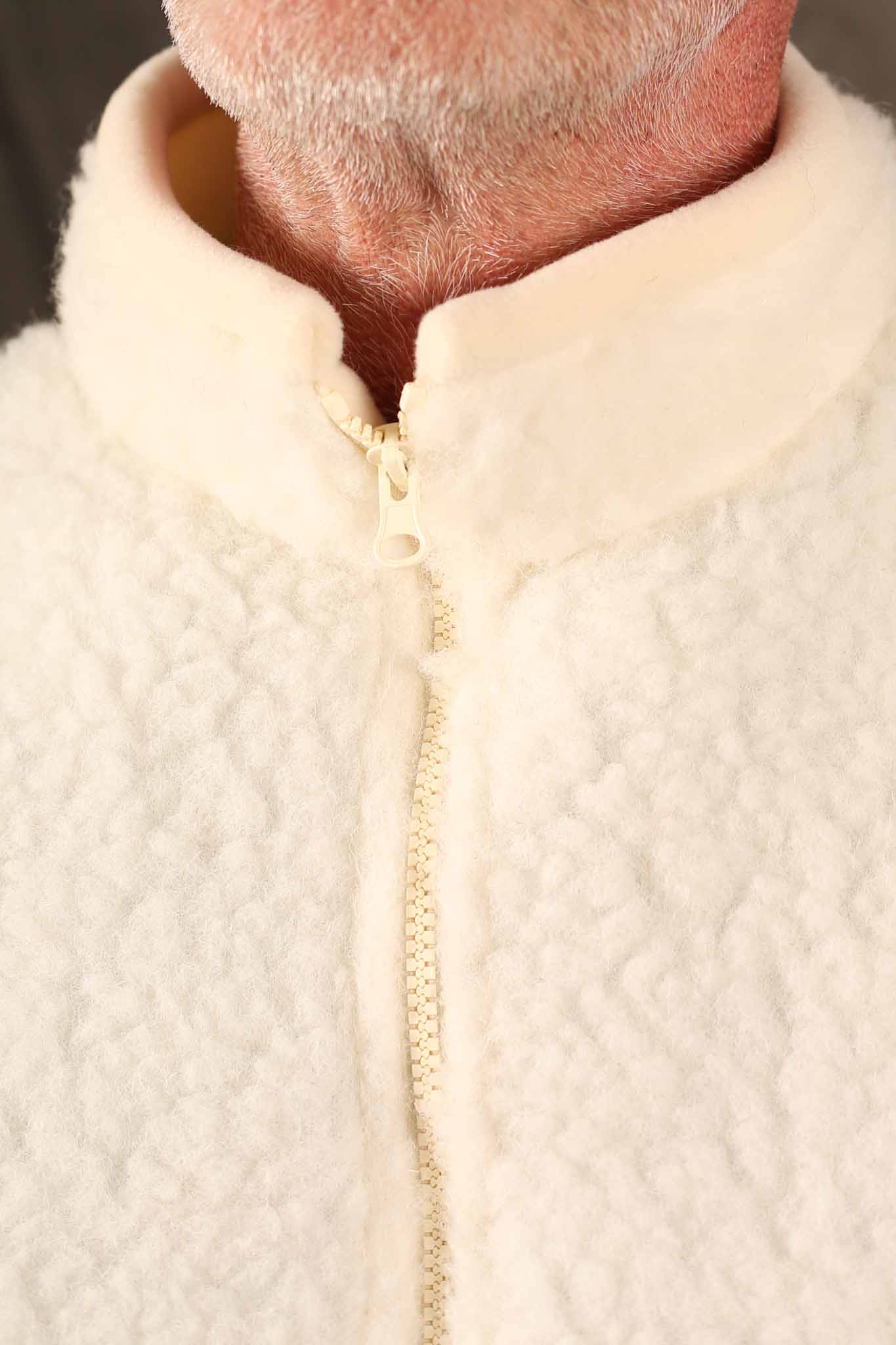 COLDBREAKER - NORDIC WOOLEN VEST - WHITE