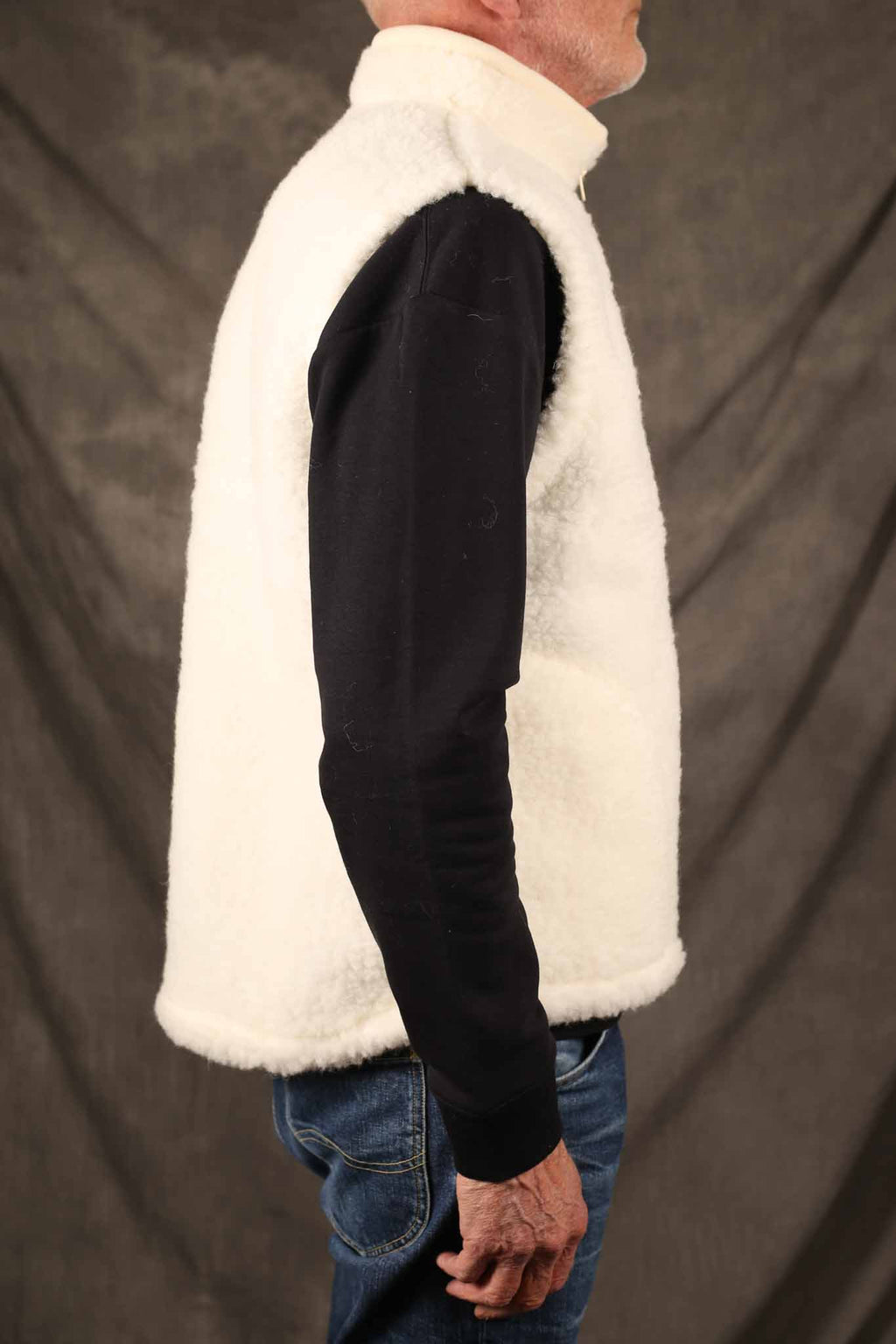 COLDBREAKER - WALKER WOOLEN JACKET - BLACK