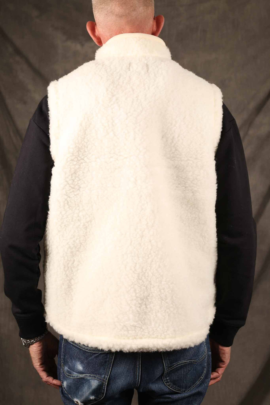 COLDBREAKER - WALKER WOOLEN JACKET - BLACK