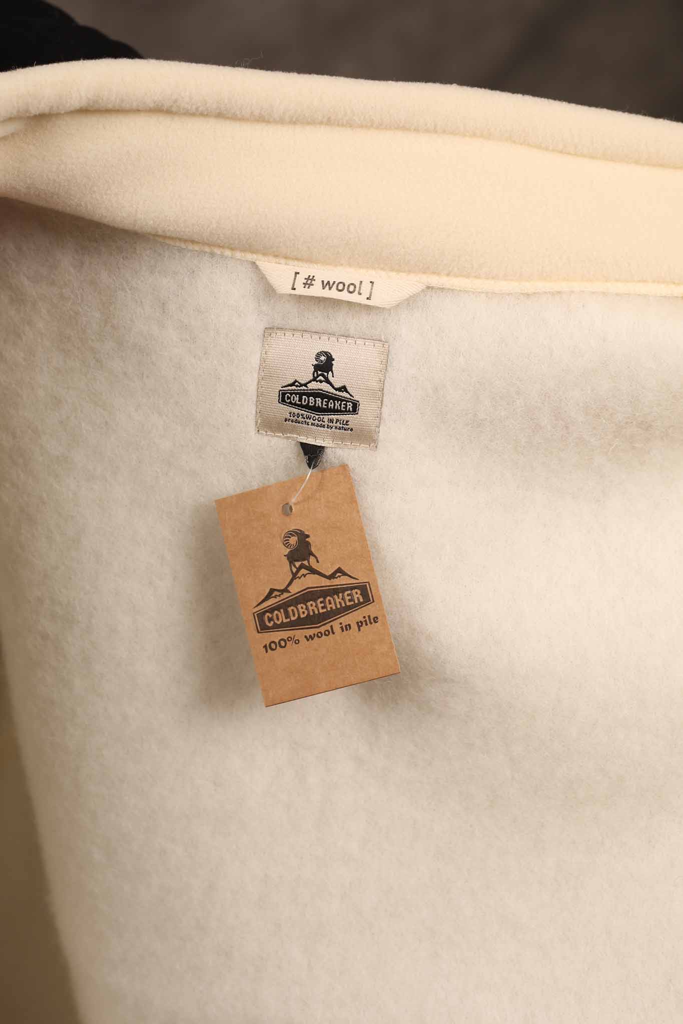 COLDBREAKER - NORDIC WOOLEN VEST - WHITE