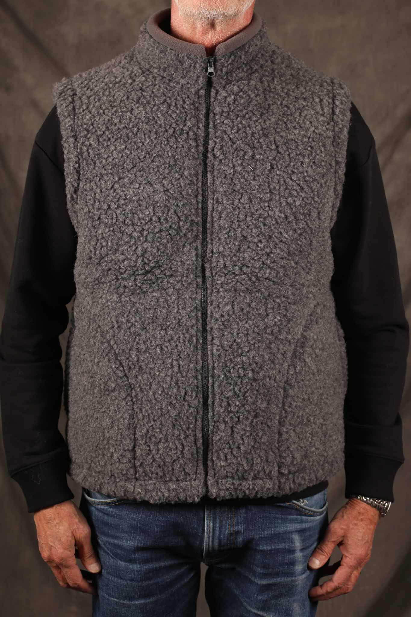 COLDBREAKER - NORDIC WOOLEN VEST - GREY