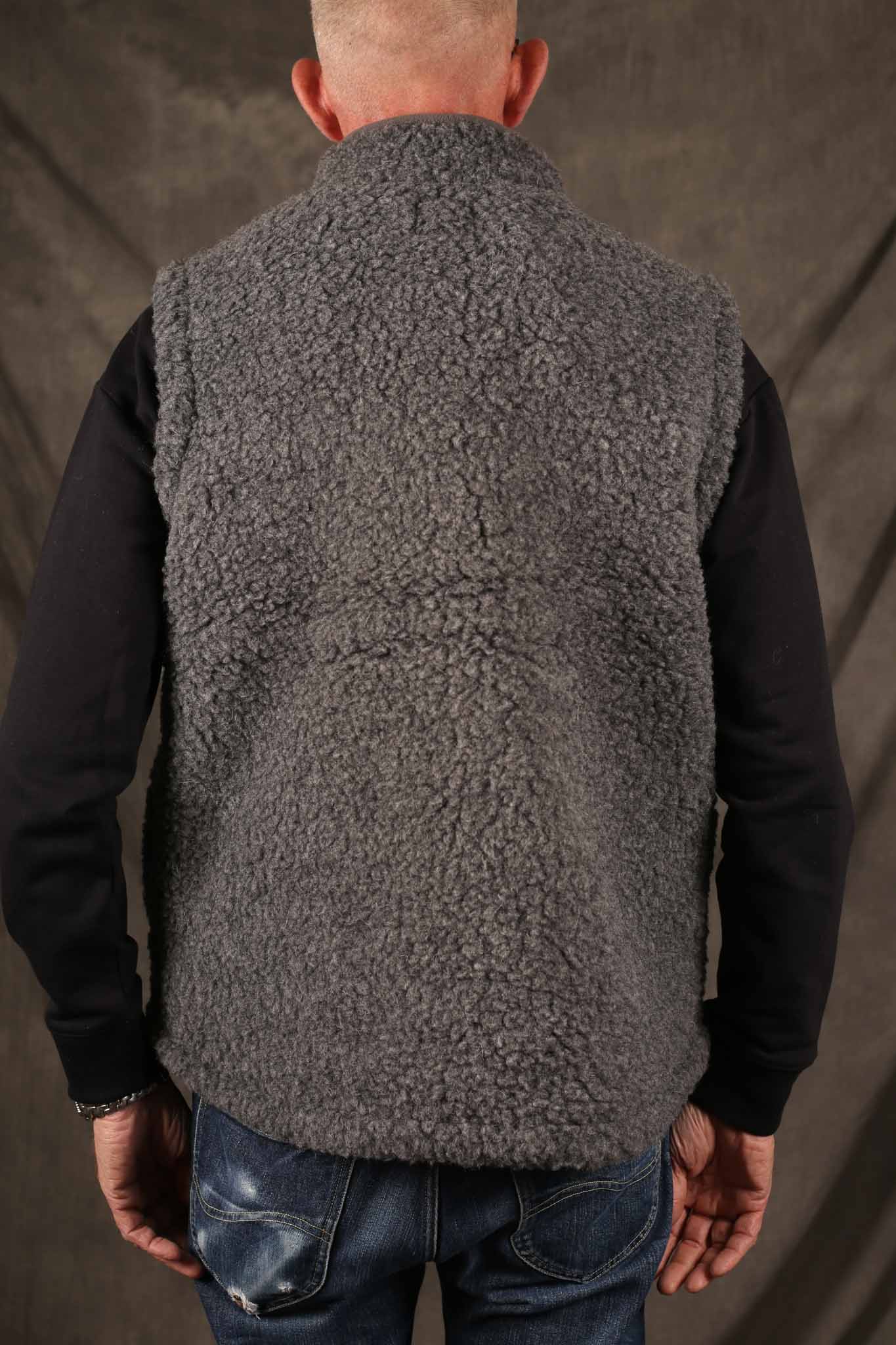 COLDBREAKER - WALKER WOOLEN JACKET - BLACK