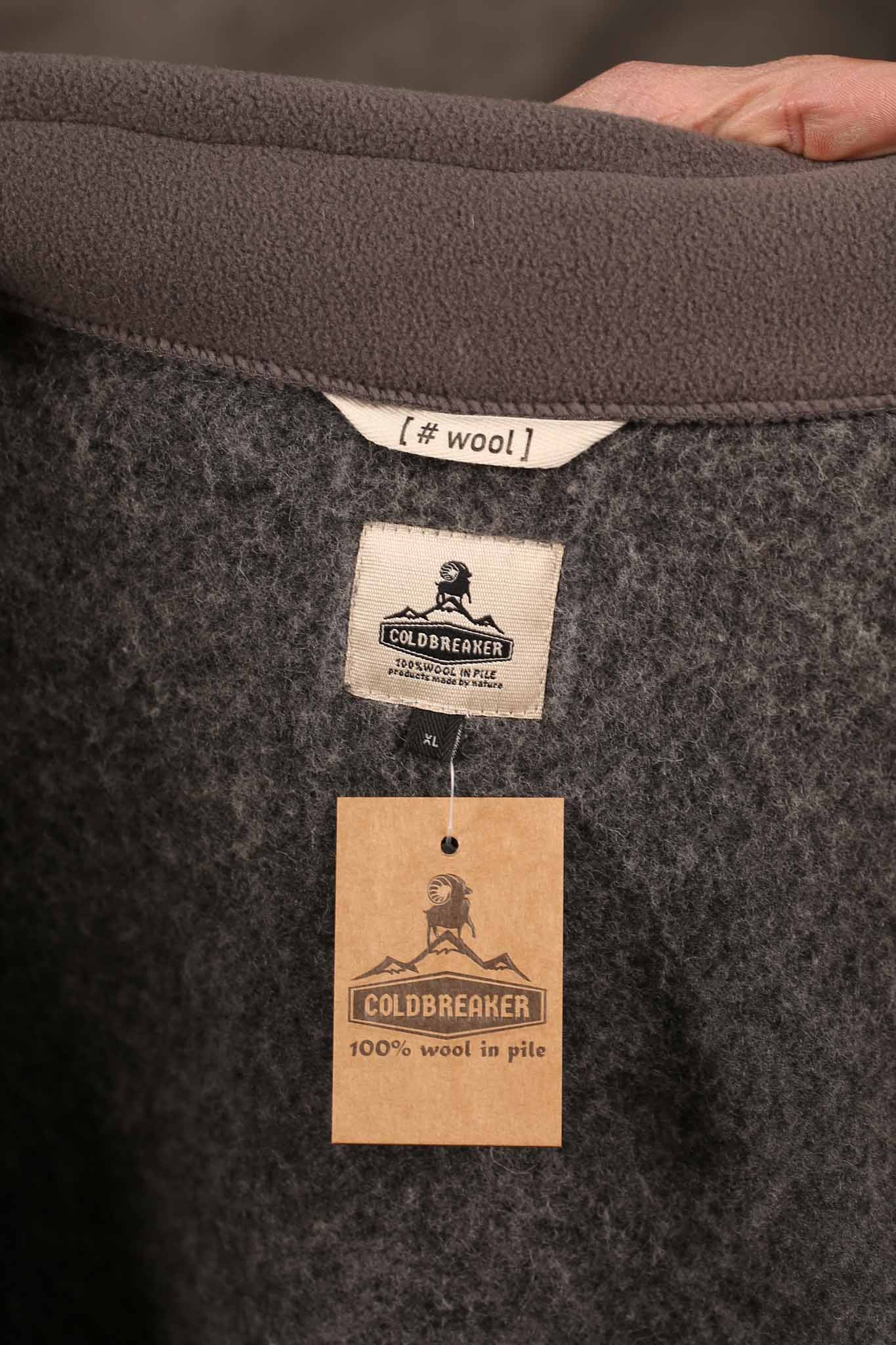 COLDBREAKER - WALKER WOOLEN JACKET - BLACK