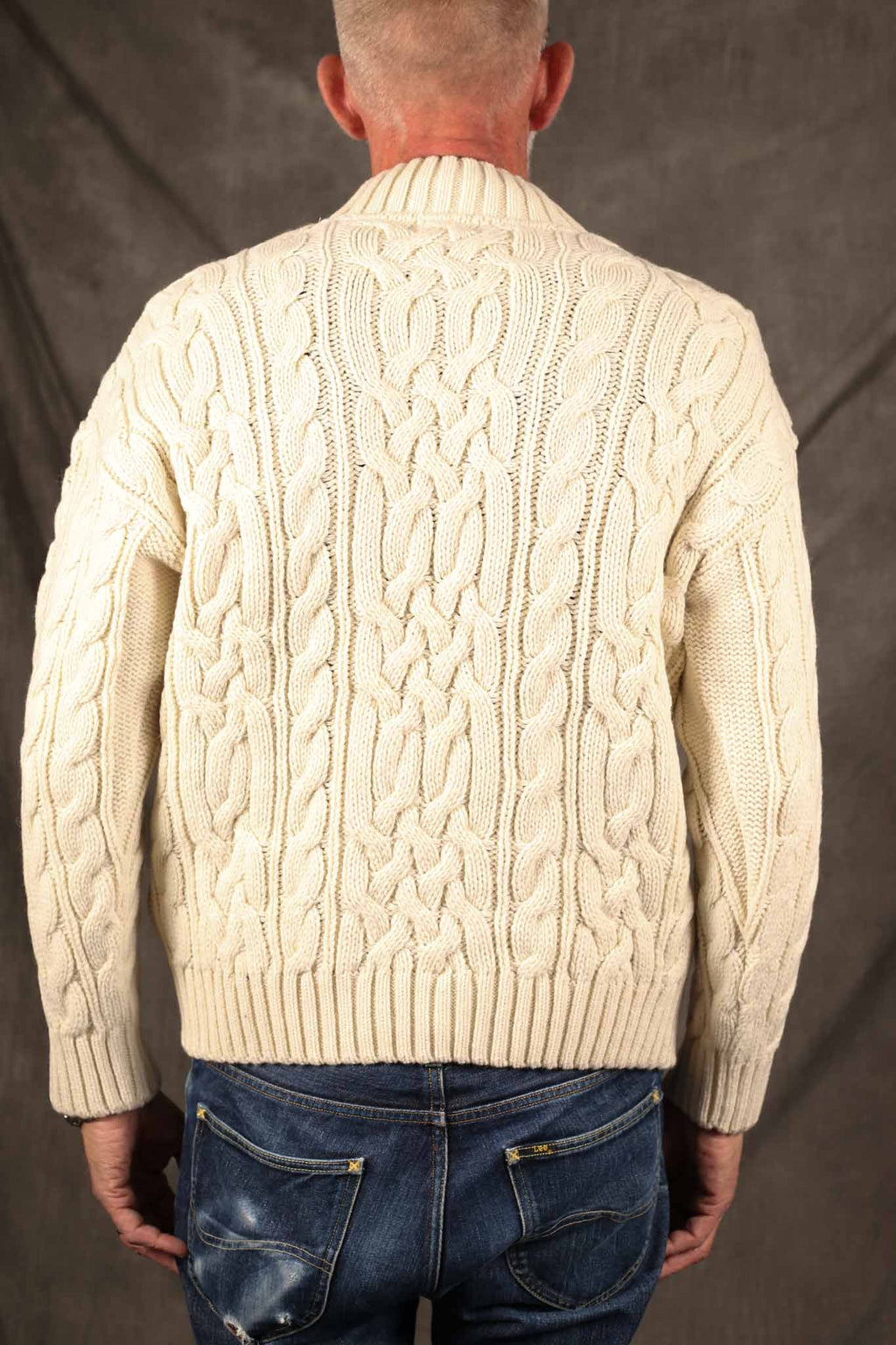 NITTO KNITWEAR - Ohannes Round Neck Sweater - WHITE