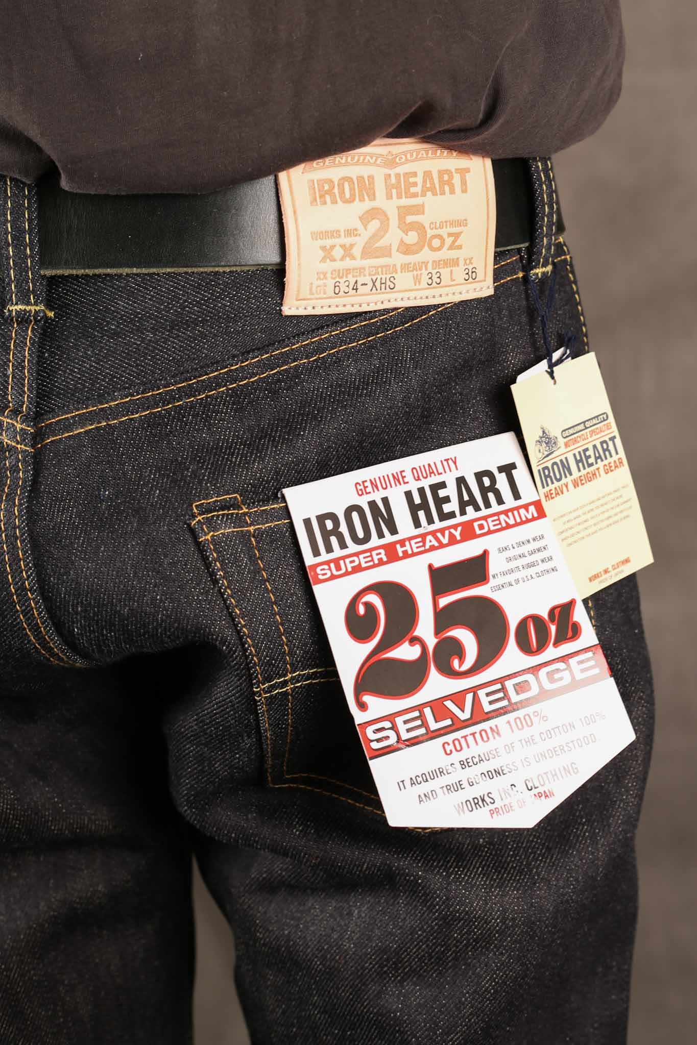 Iron Heart IH-634-XHS 25Oz Selvedge Straight – Pinkomo