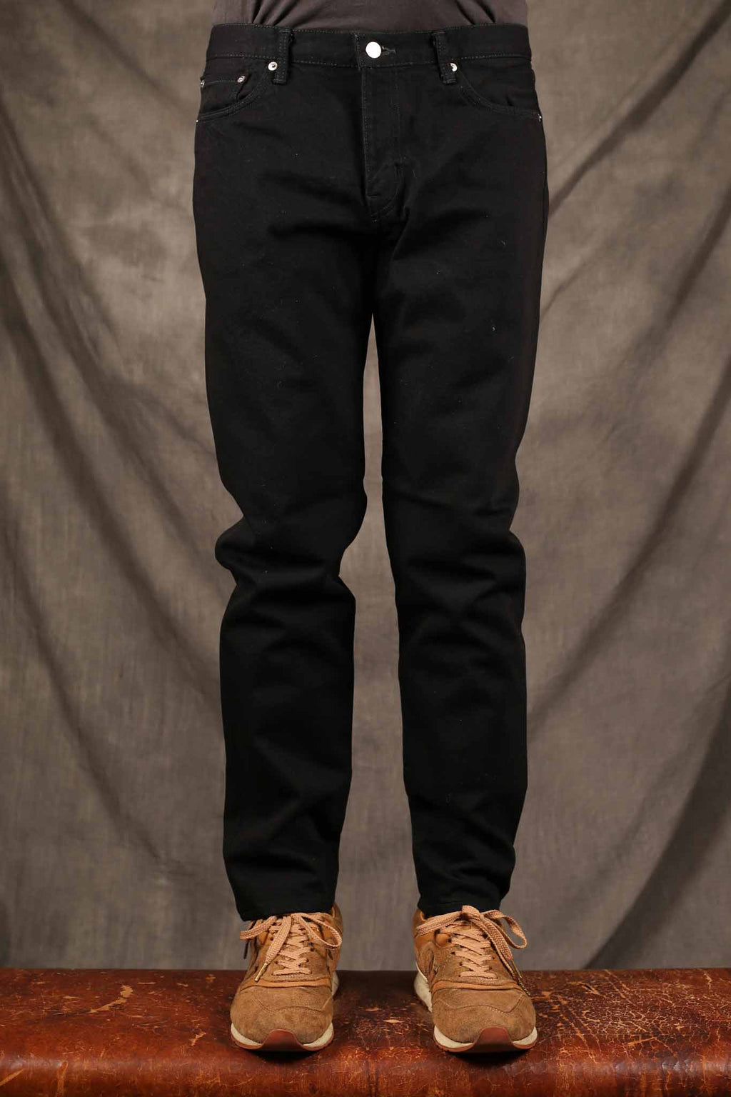 Edwin Made in Japan, Regular Tapered Jeans Black - unwashed - nonselvage - I035082-89-99