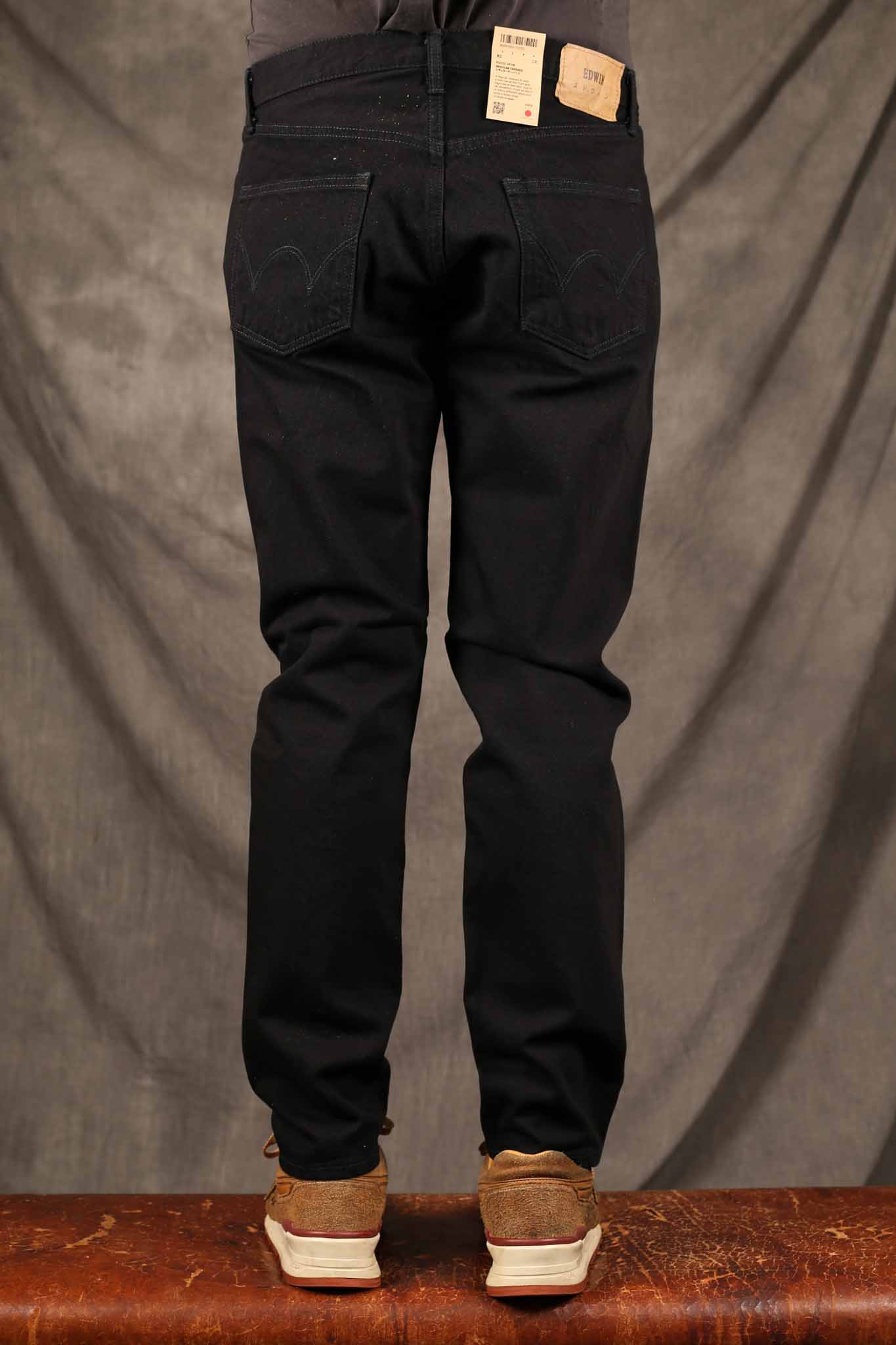 Edwin Made in Japan, Regular Tapered Jeans Black - unwashed - nonselvage - I035082-89-99