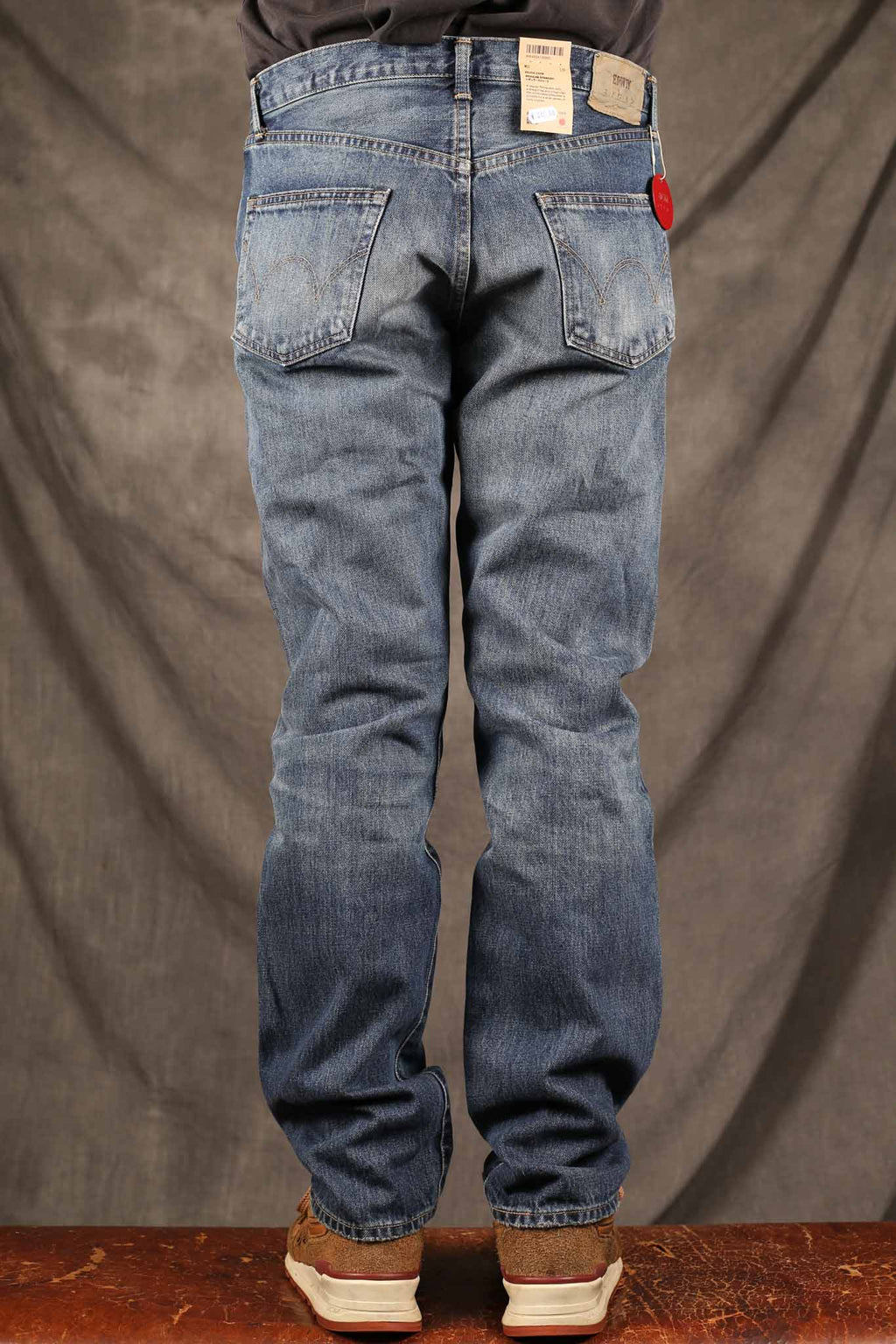 Edwin Made in Japan, REGULAR Straight JEANS - 14oz Kurabo Red Selvage Dark Used Wash - I034254-016J