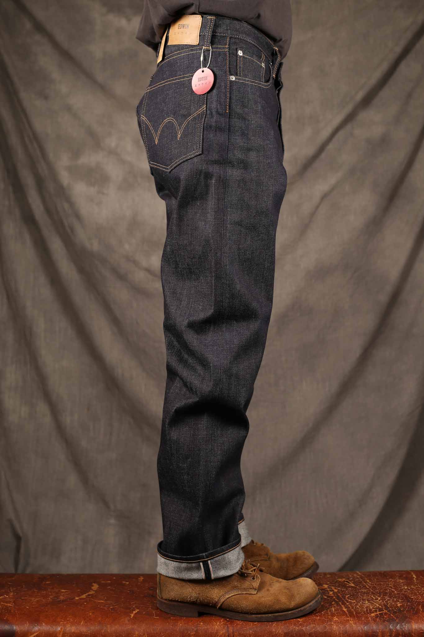 Edwin Made in Japan, Loose fit Jeans - 14oz Kurabo Recycle Denim Red Selvage - I034256-0199