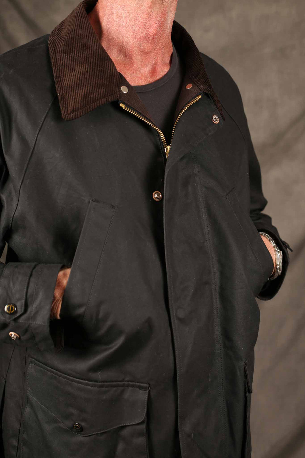 MANIFATTURA CECCARELLI -   Rain Caban 7071-WX - Black