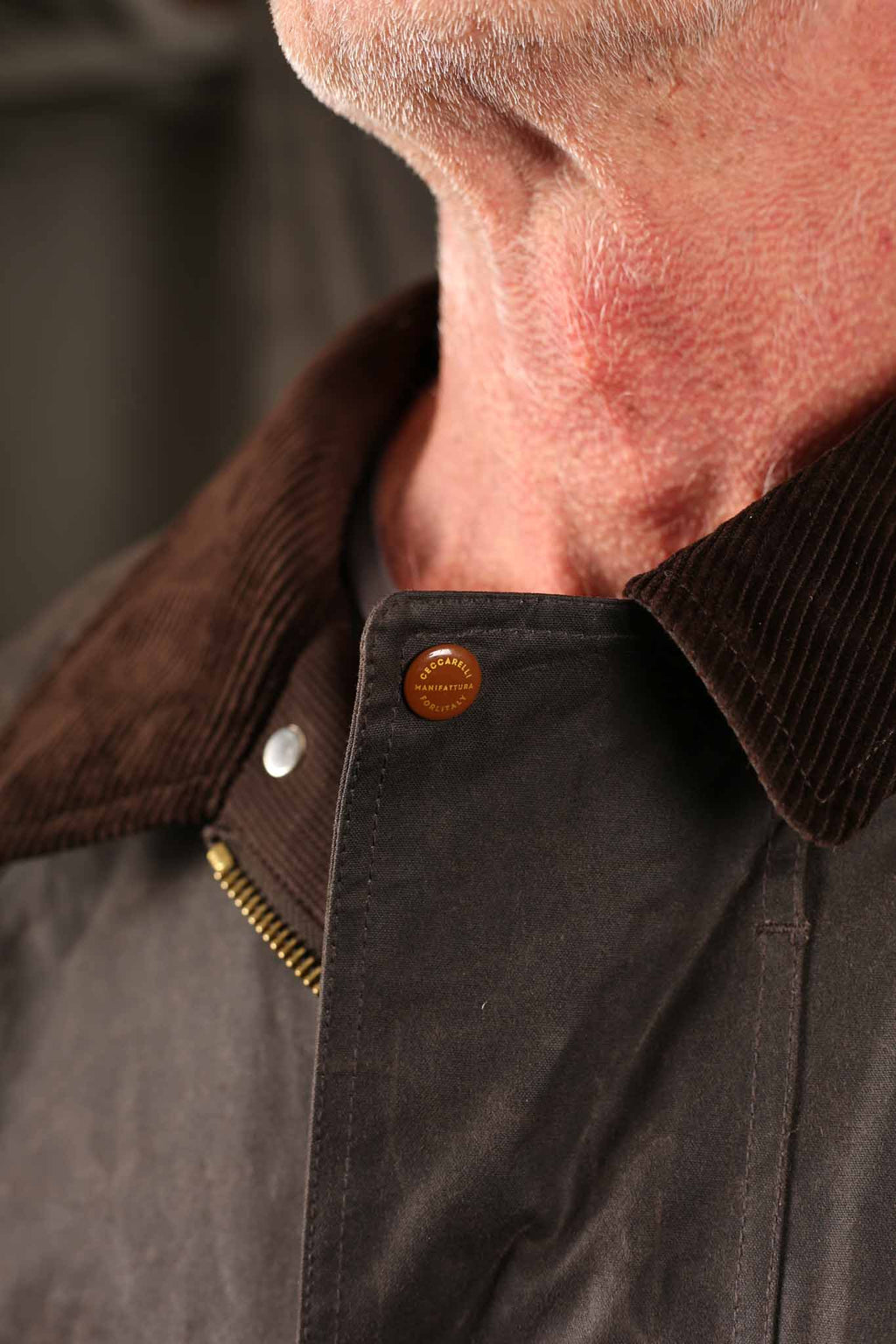 MANIFATTURA CECCARELLI -   Rain Caban 7071-WX - Chocolate