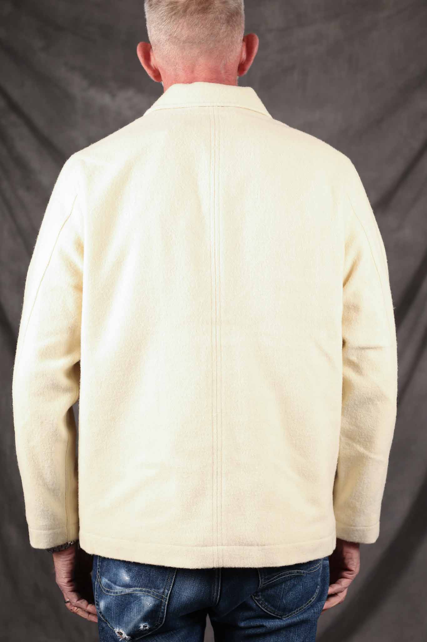 Merz b. Schwanen JKT08WO.02.3 Burel Wool Worker's Jacket - NATURE