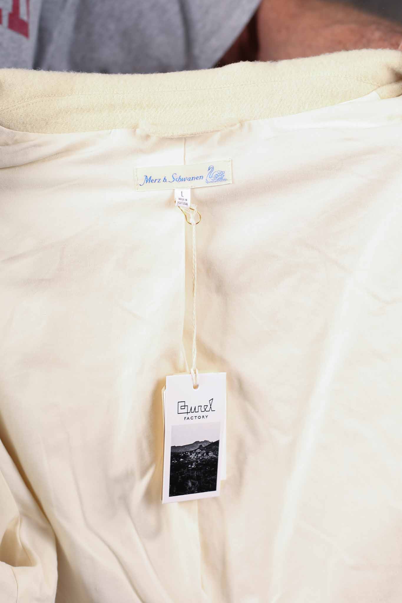 Merz b. Schwanen JKT08WO.02.3 Burel Wool Worker's Jacket - NATURE