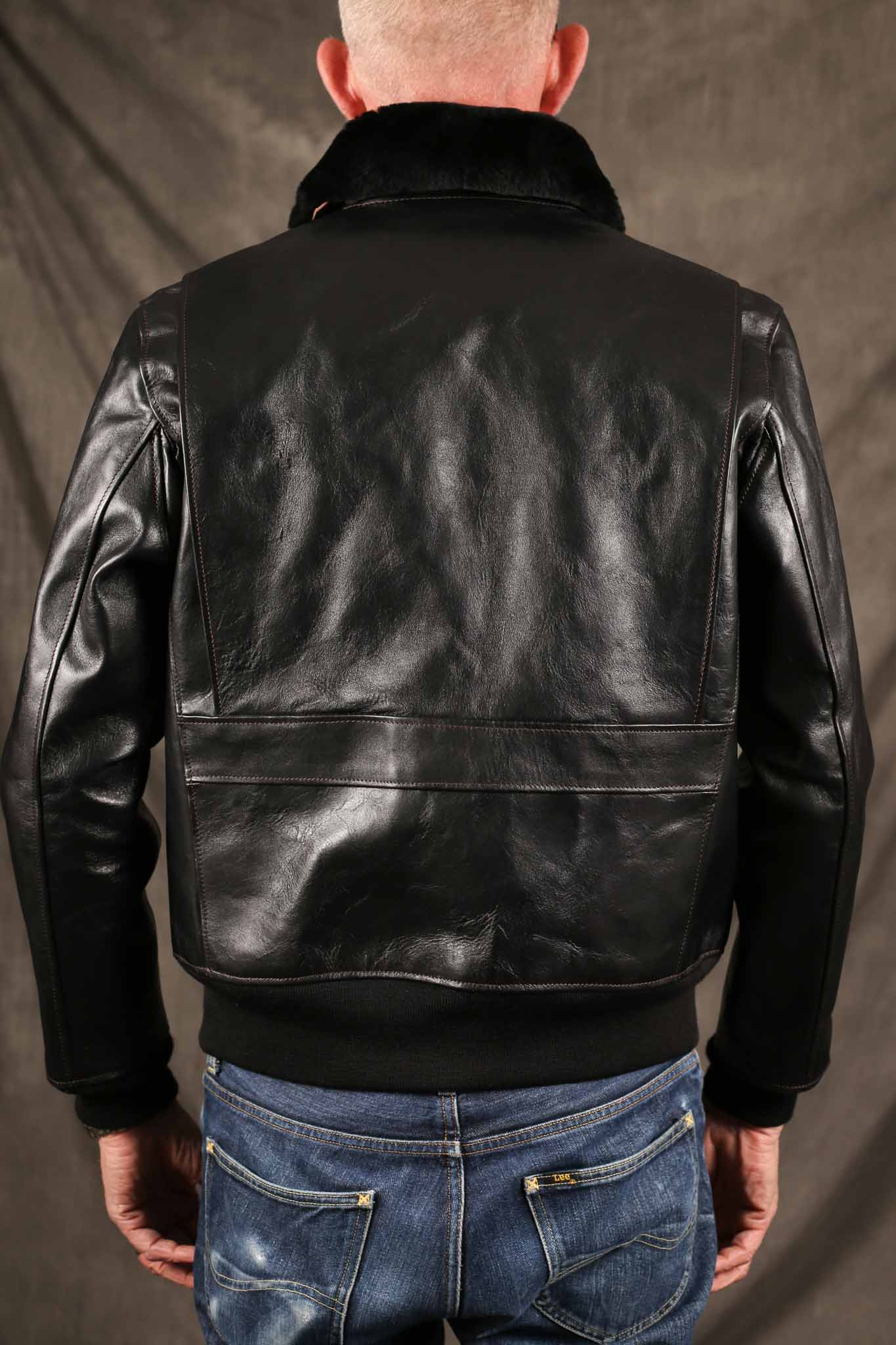 Double Helix Type G-1 Flight Jacket Black