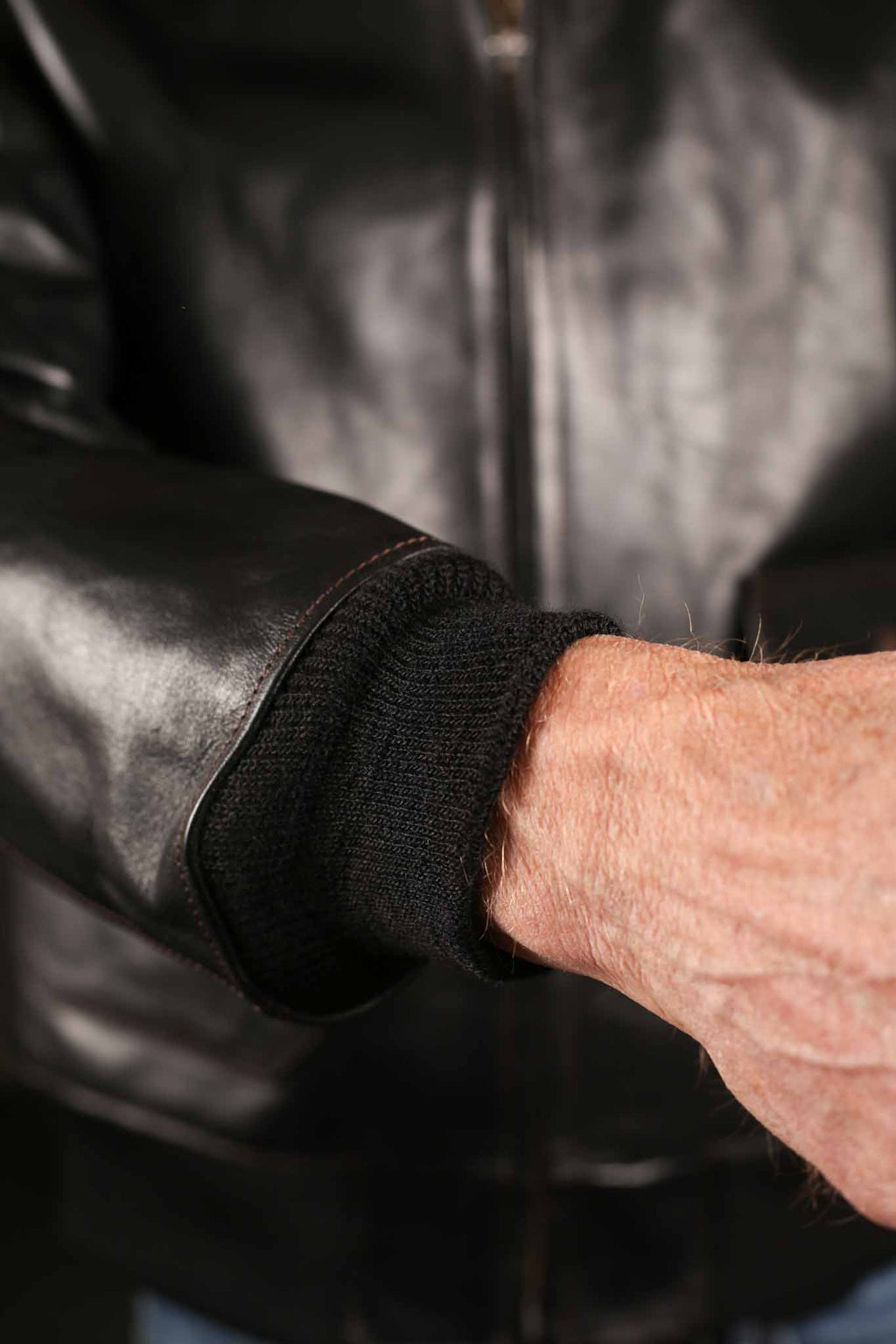 Double Helix Type G-1 Flight Jacket Black