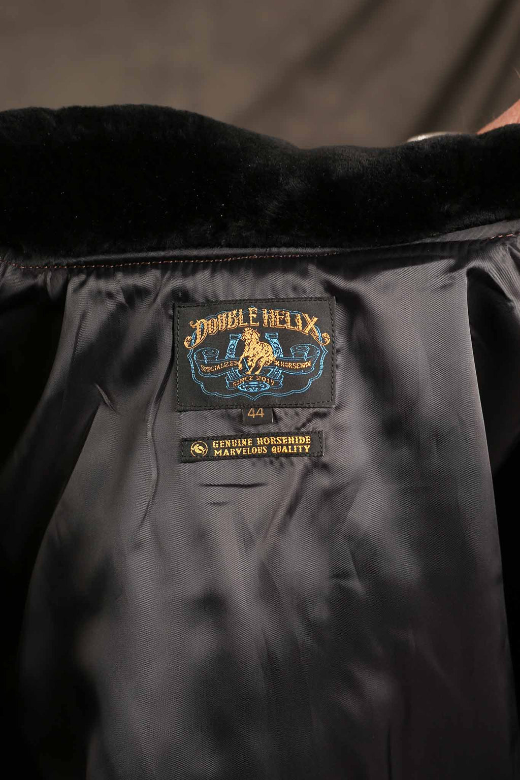 Double Helix Type G-1 Flight Jacket Black