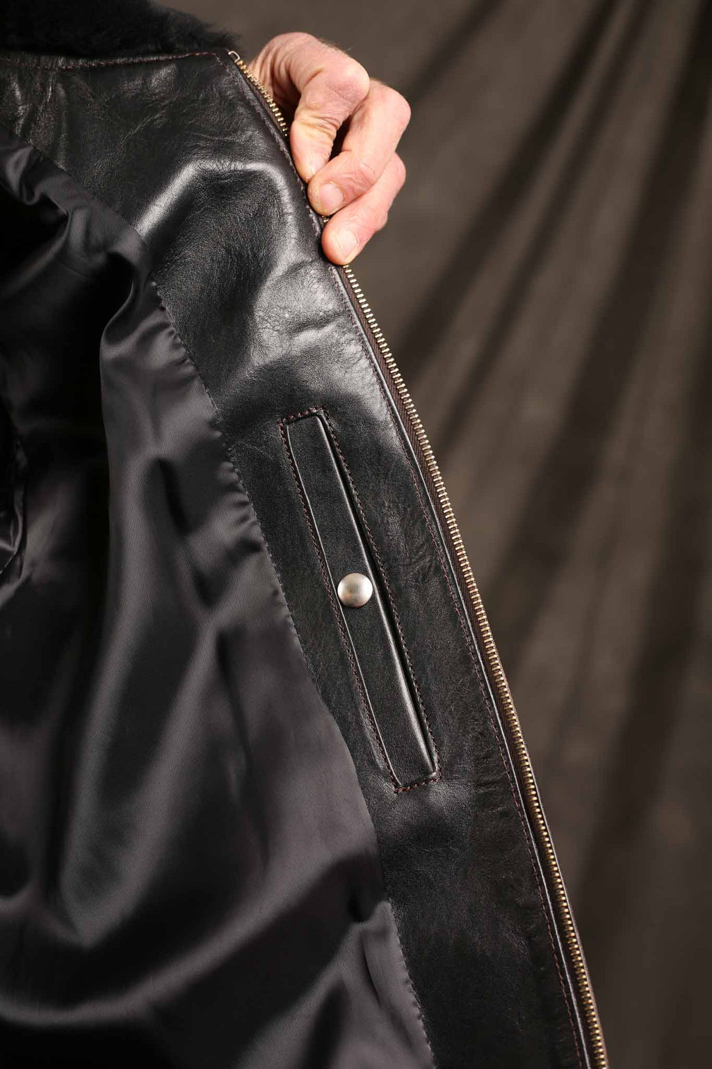 Double Helix Type G-1 Flight Jacket Black