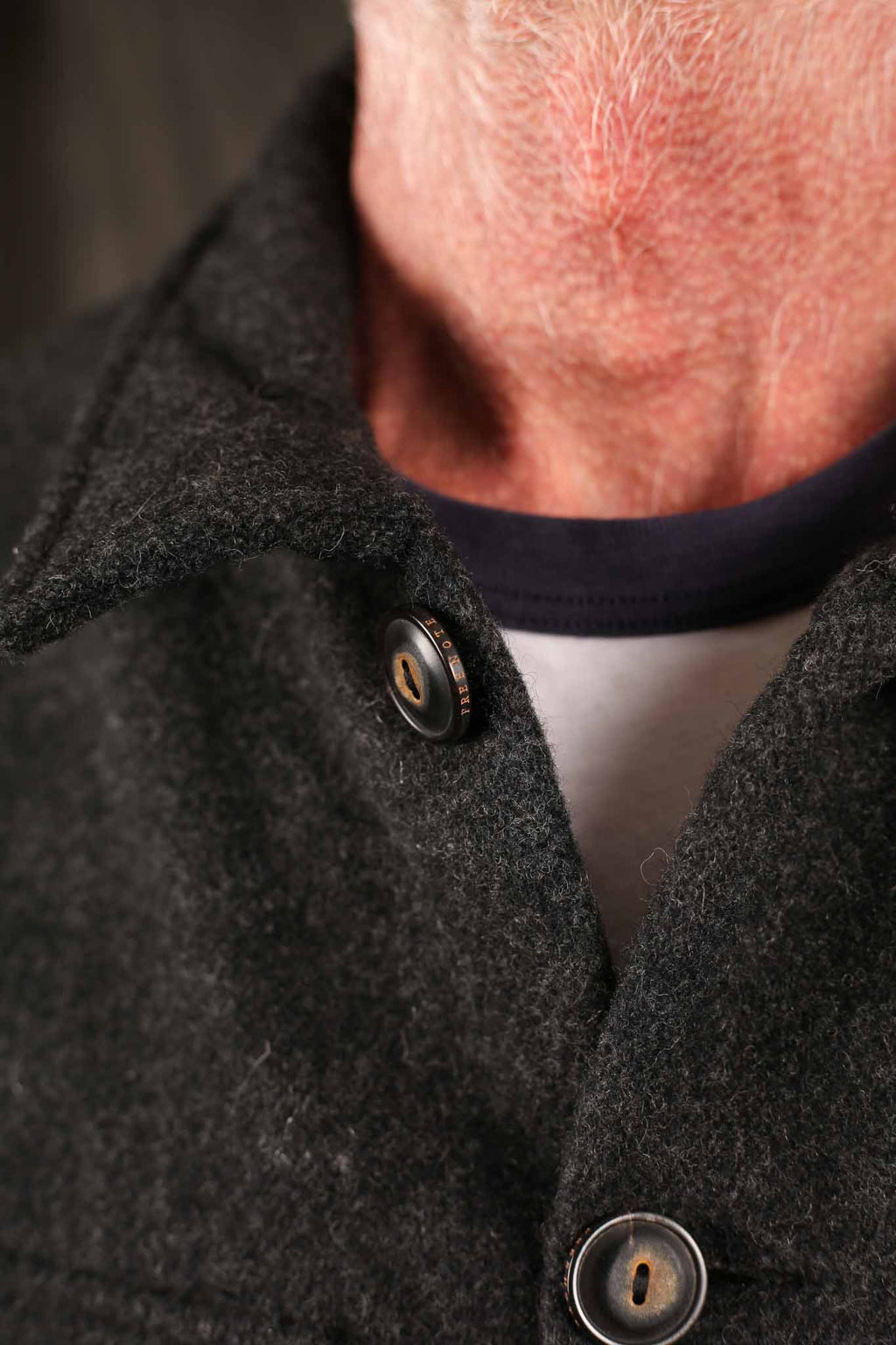 Freenote Cloth Midway Wool CPO CHARCOAL