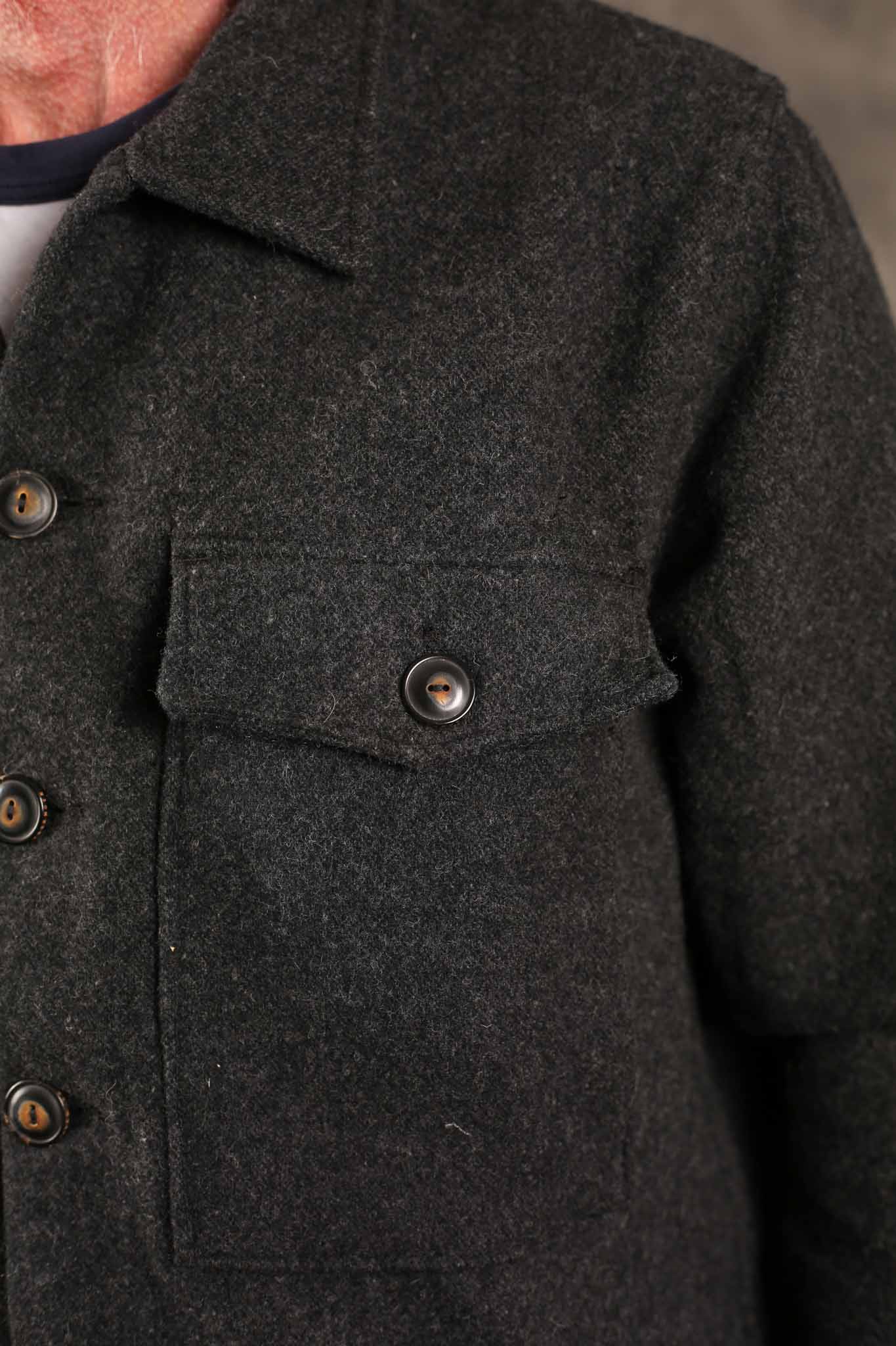 Freenote Cloth Midway Wool CPO CHARCOAL