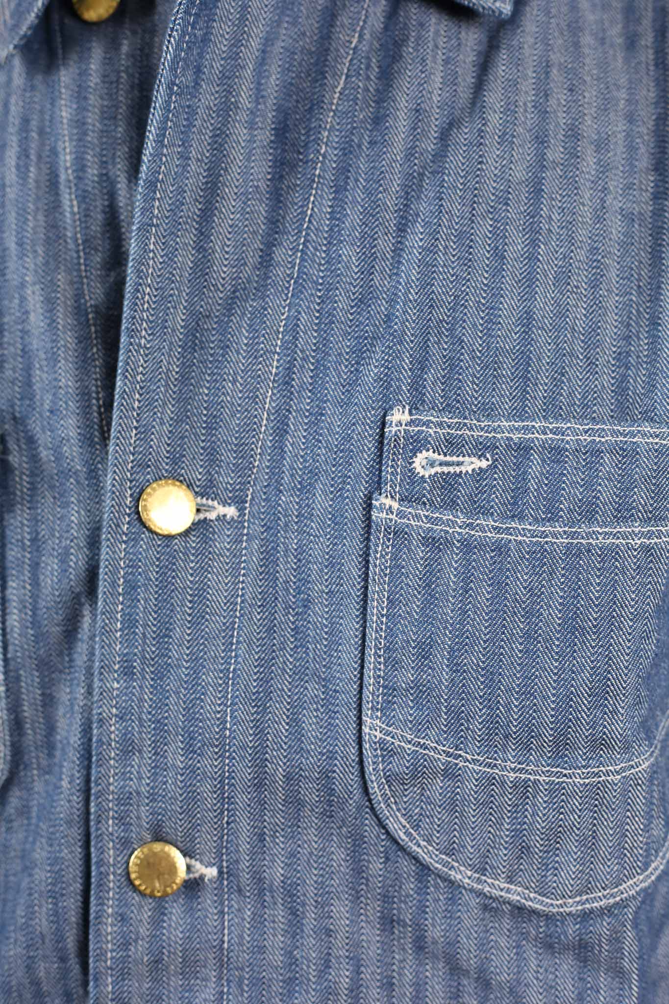 Freenote Cloth Modesto Jacket Blue Herringbone