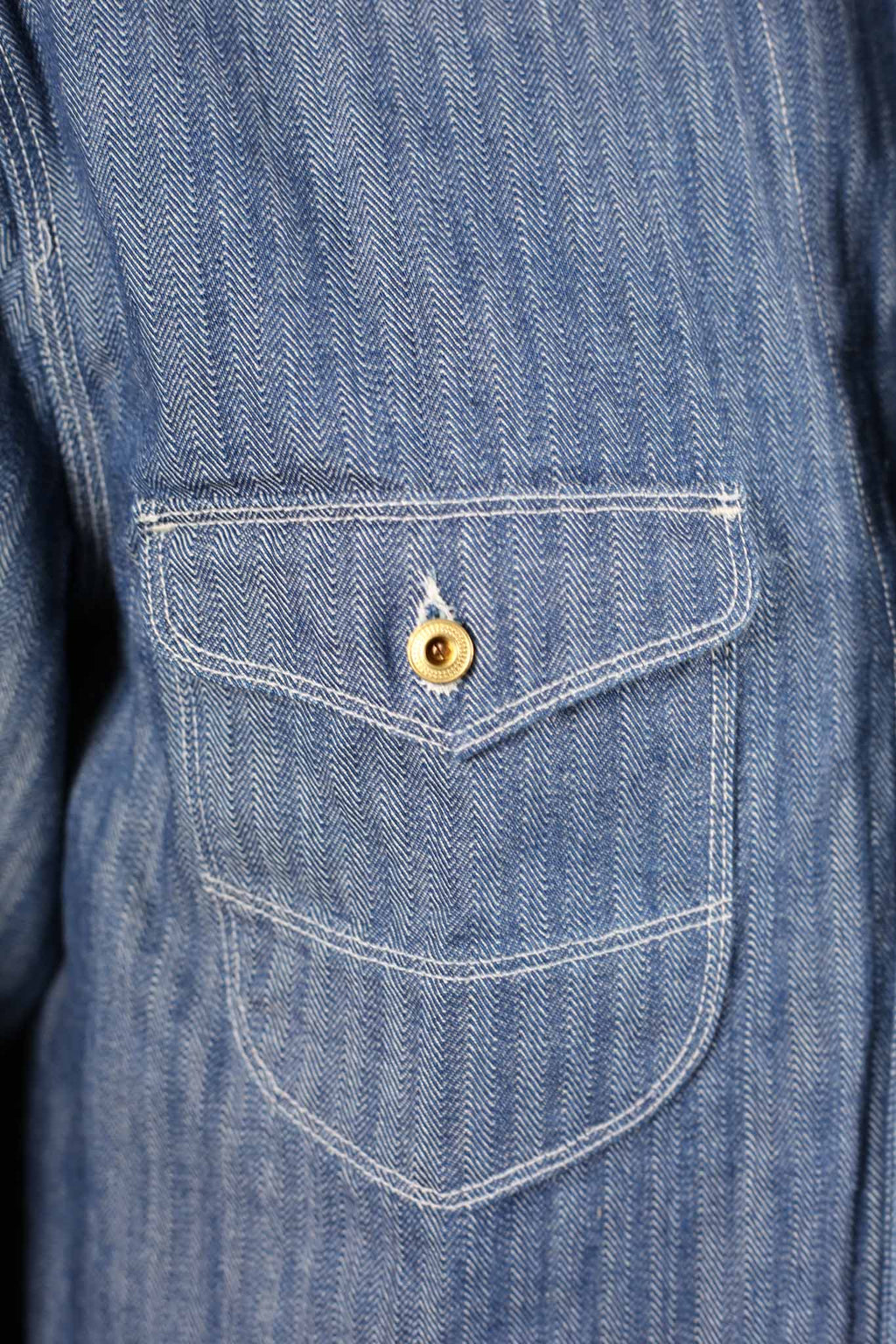 Freenote Cloth Modesto Jacket Blue Herringbone