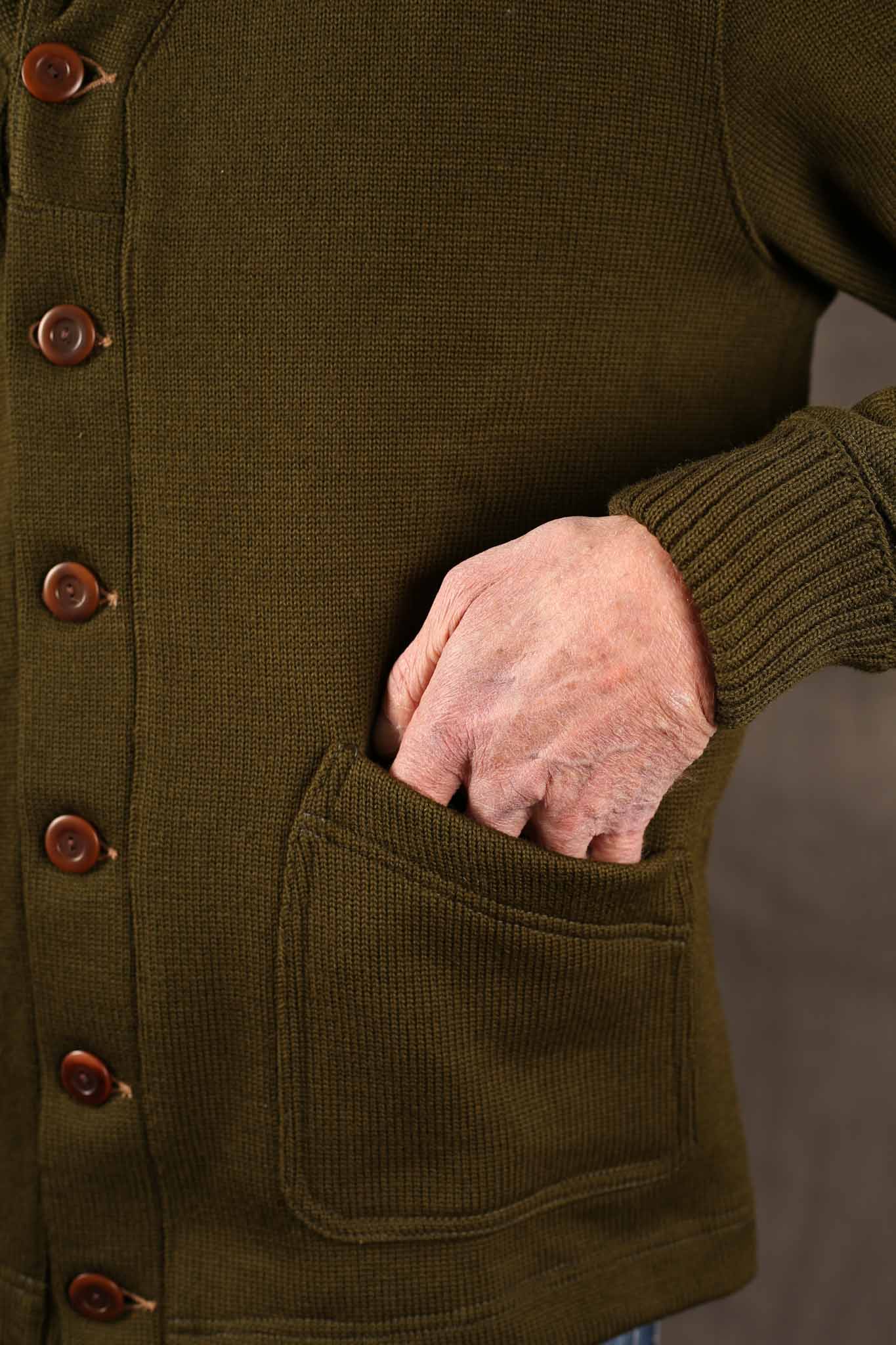 Dehen Shawl Sweater Coat 2.0 - Loden