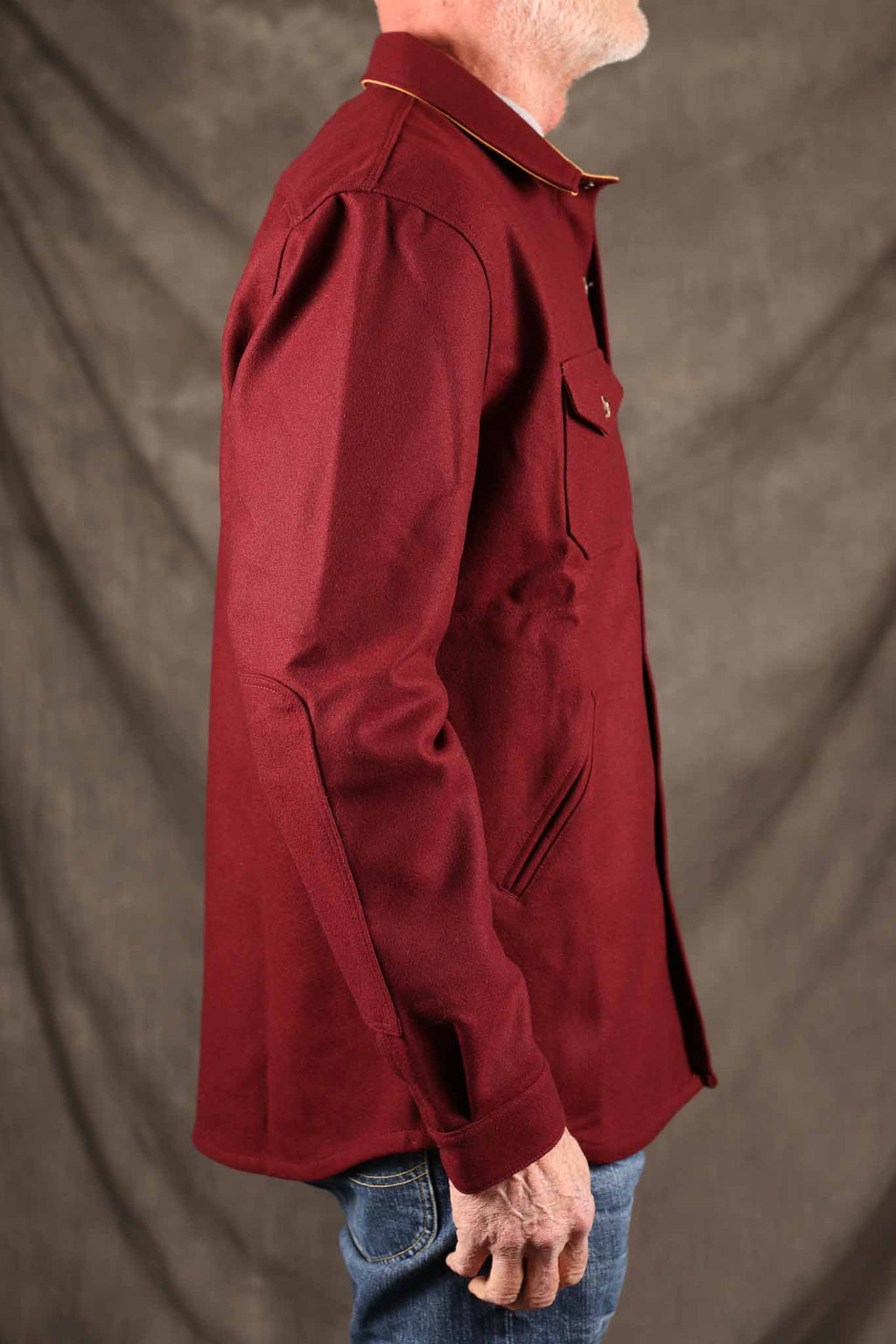 Dehen Crissman Overshirt - Burgundy