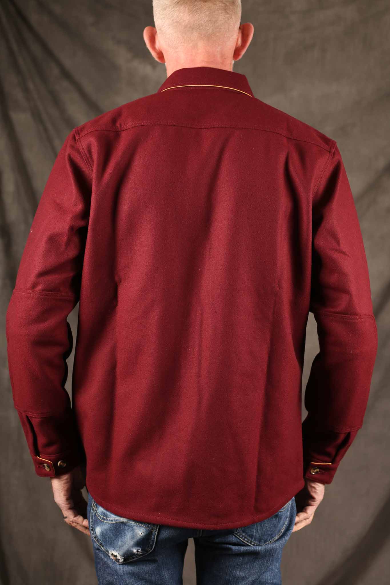 Dehen Crissman Overshirt - Burgundy