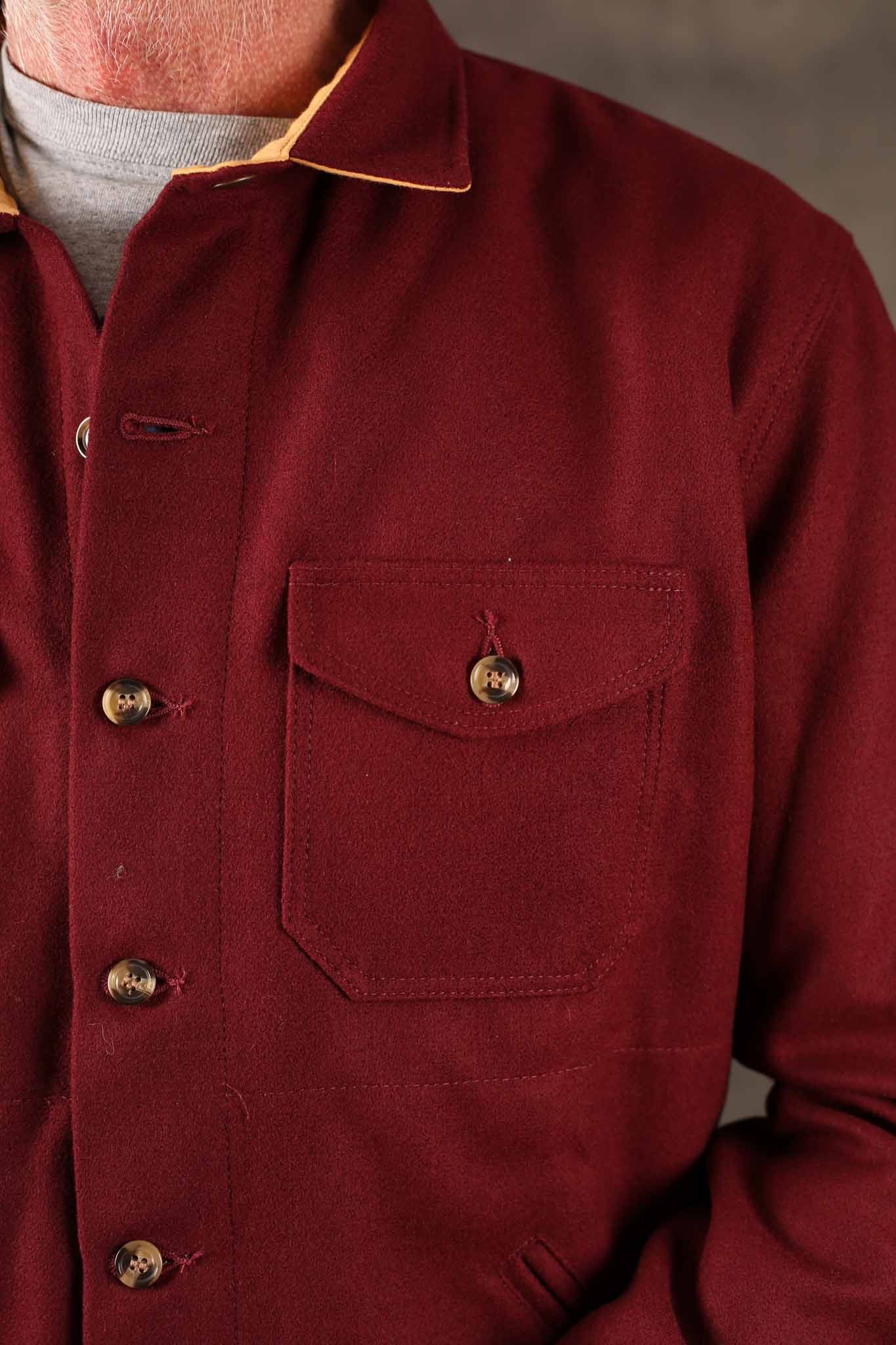 Dehen Crissman Overshirt - Burgundy