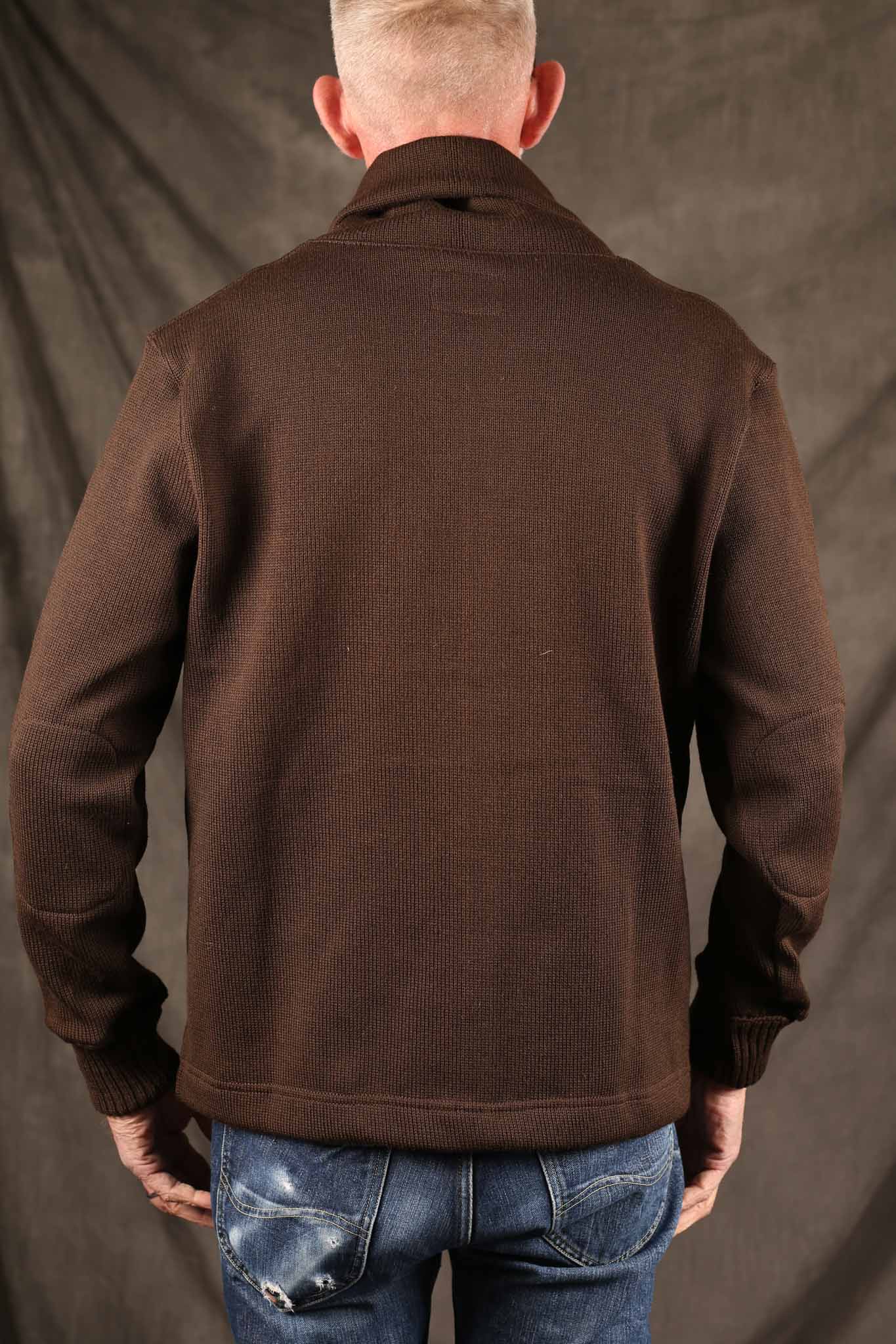 Dehen Shawl Sweater Coat Brown