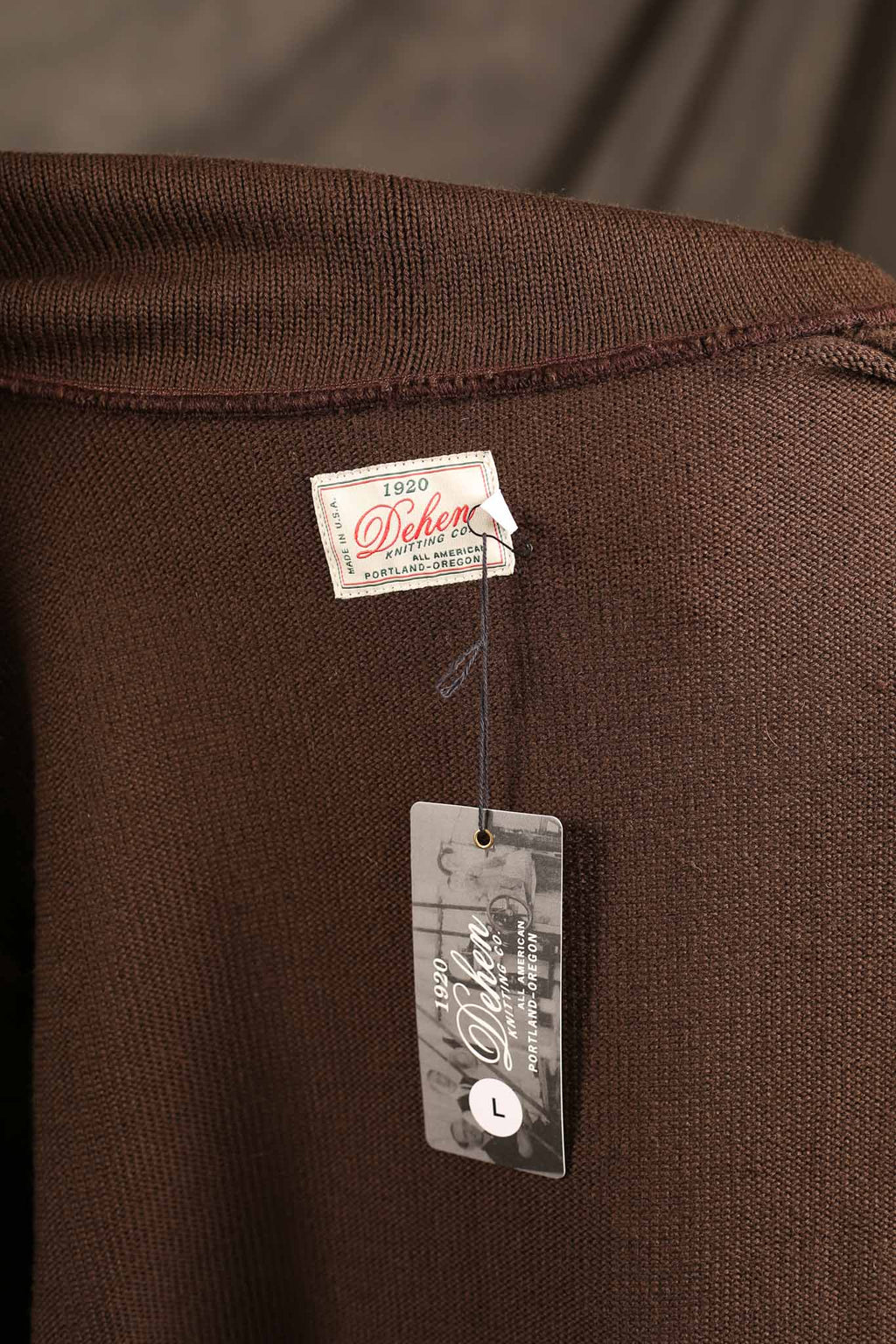 Dehen Shawl Sweater Coat Brown