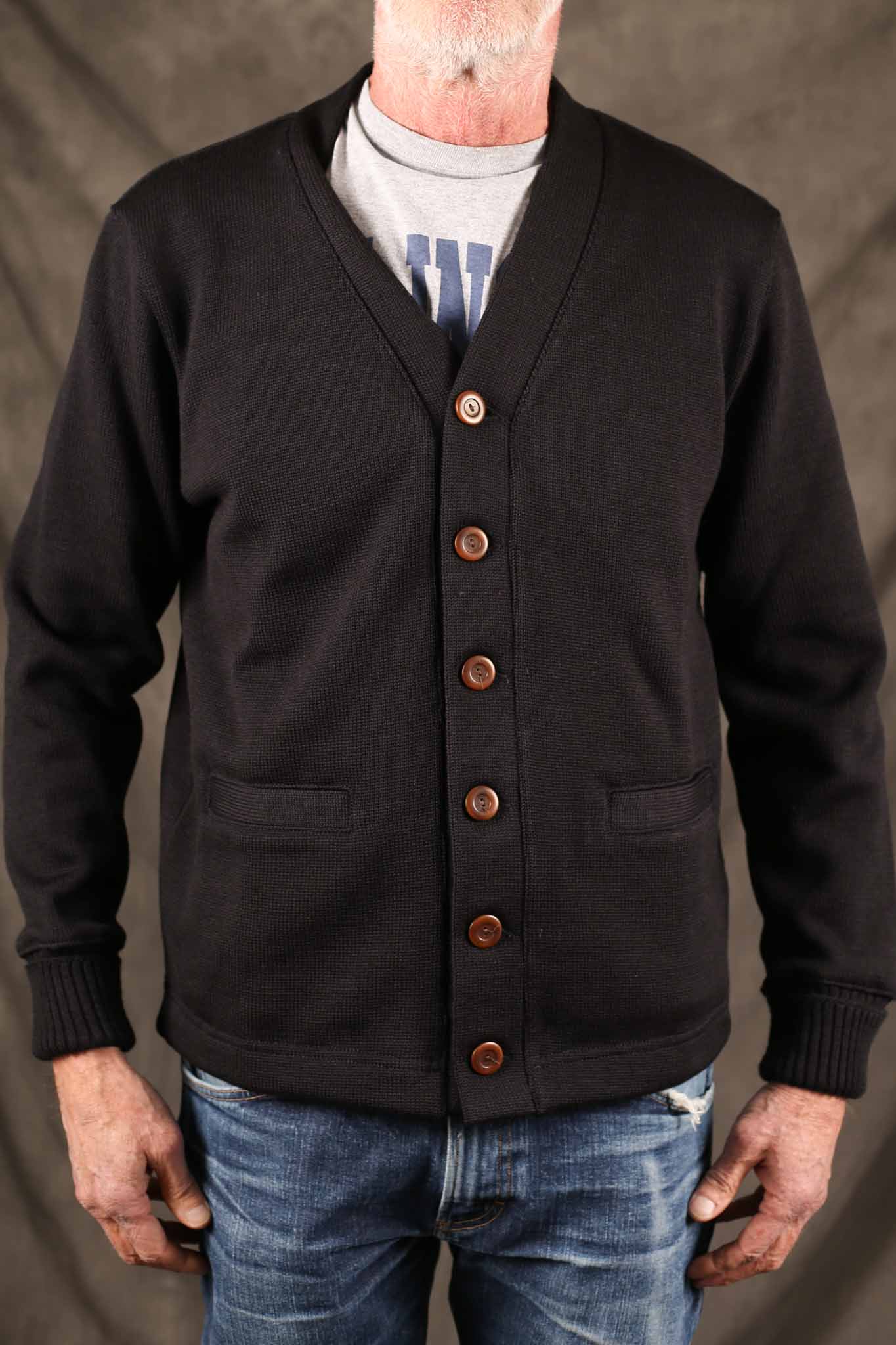 Dehen Classic Cardigan - Black