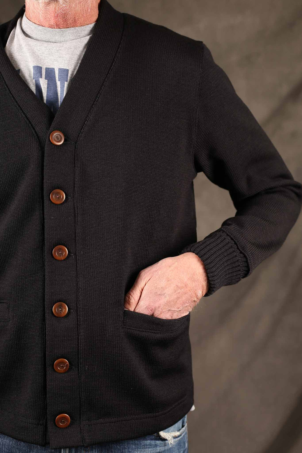 Dehen Classic Cardigan - Black