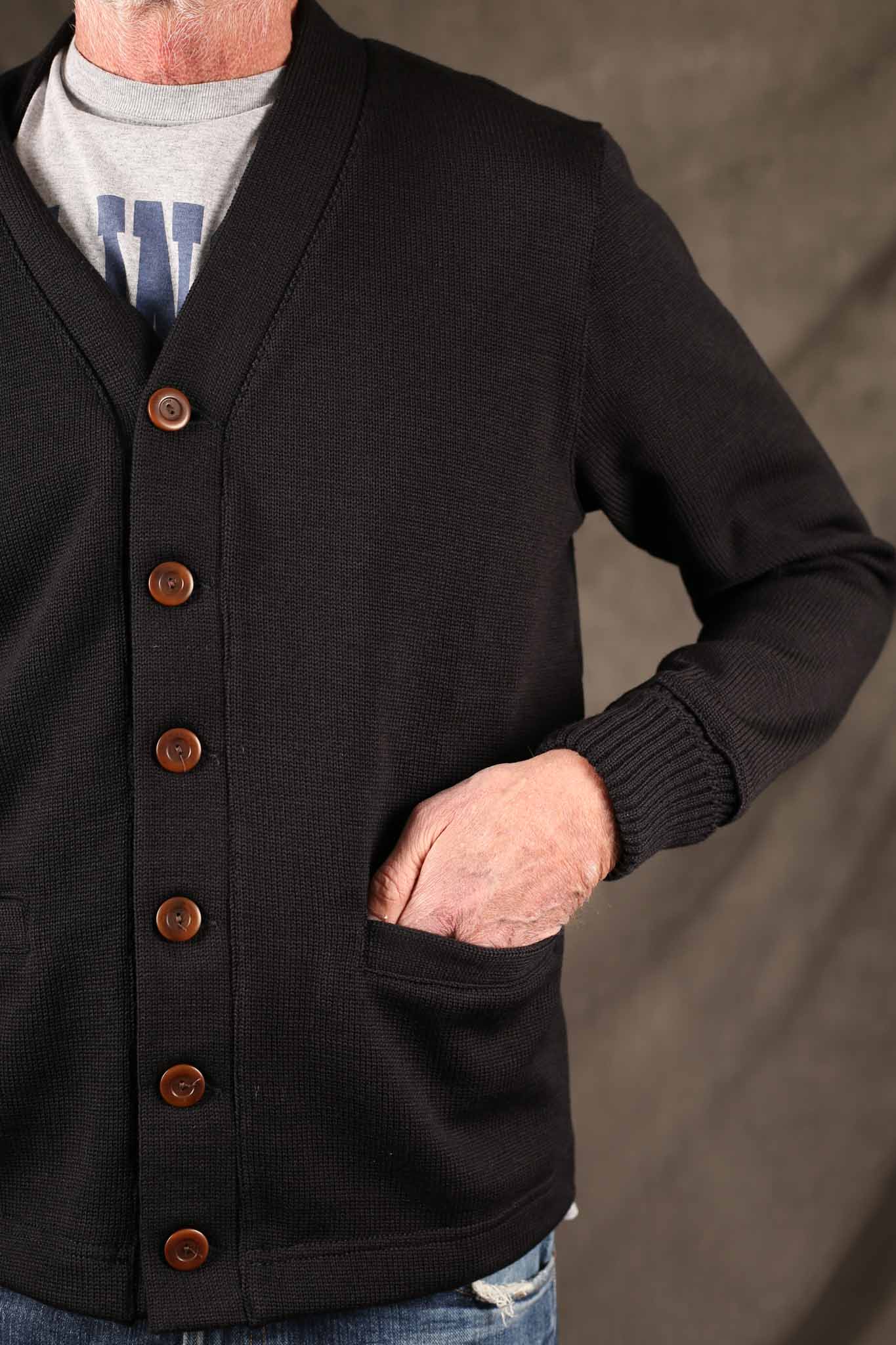 Dehen Classic Cardigan - Black